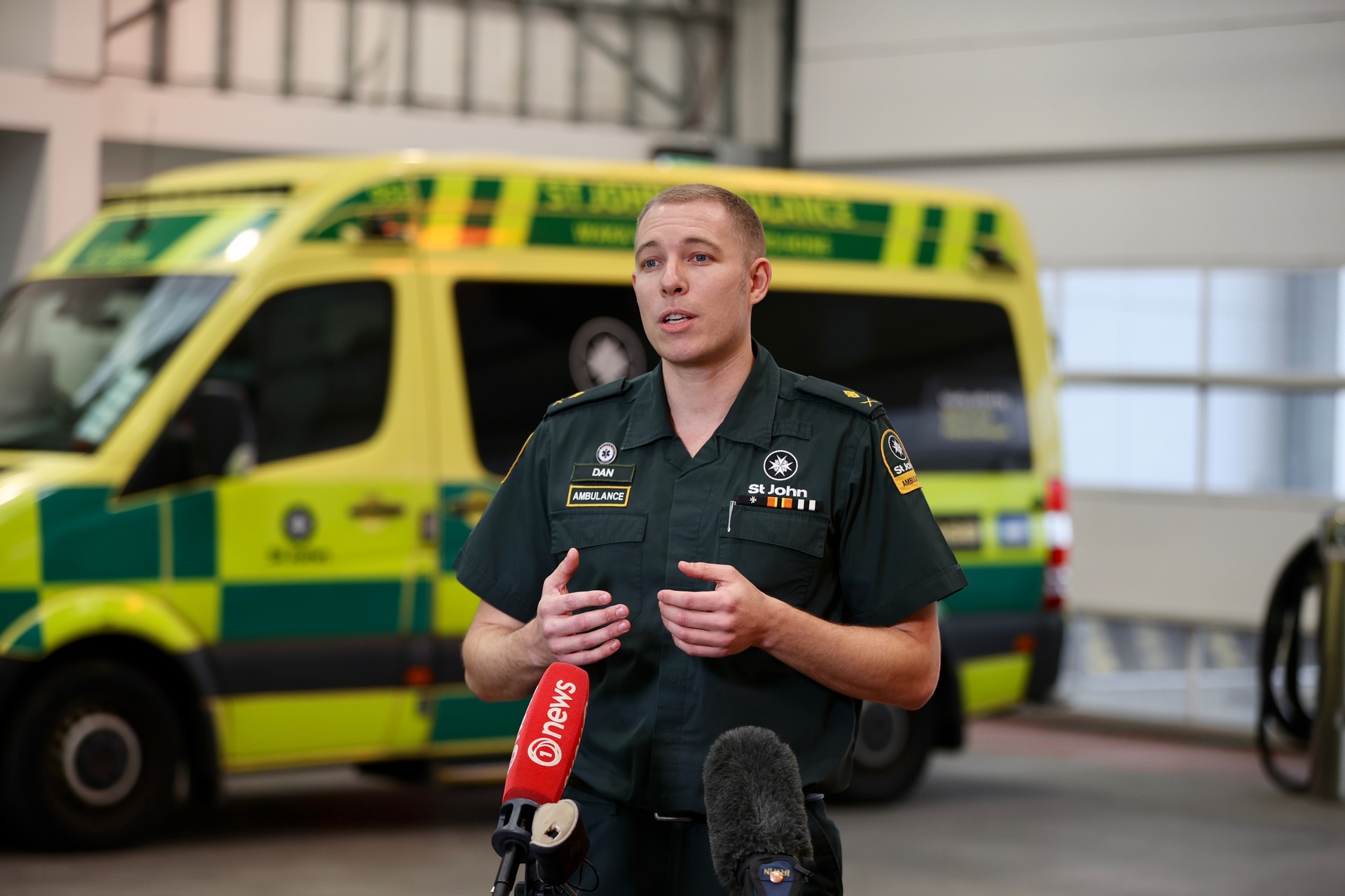 St John national deputy chief executive of ambulance operations, Dan Ohs. Photo / George Heard