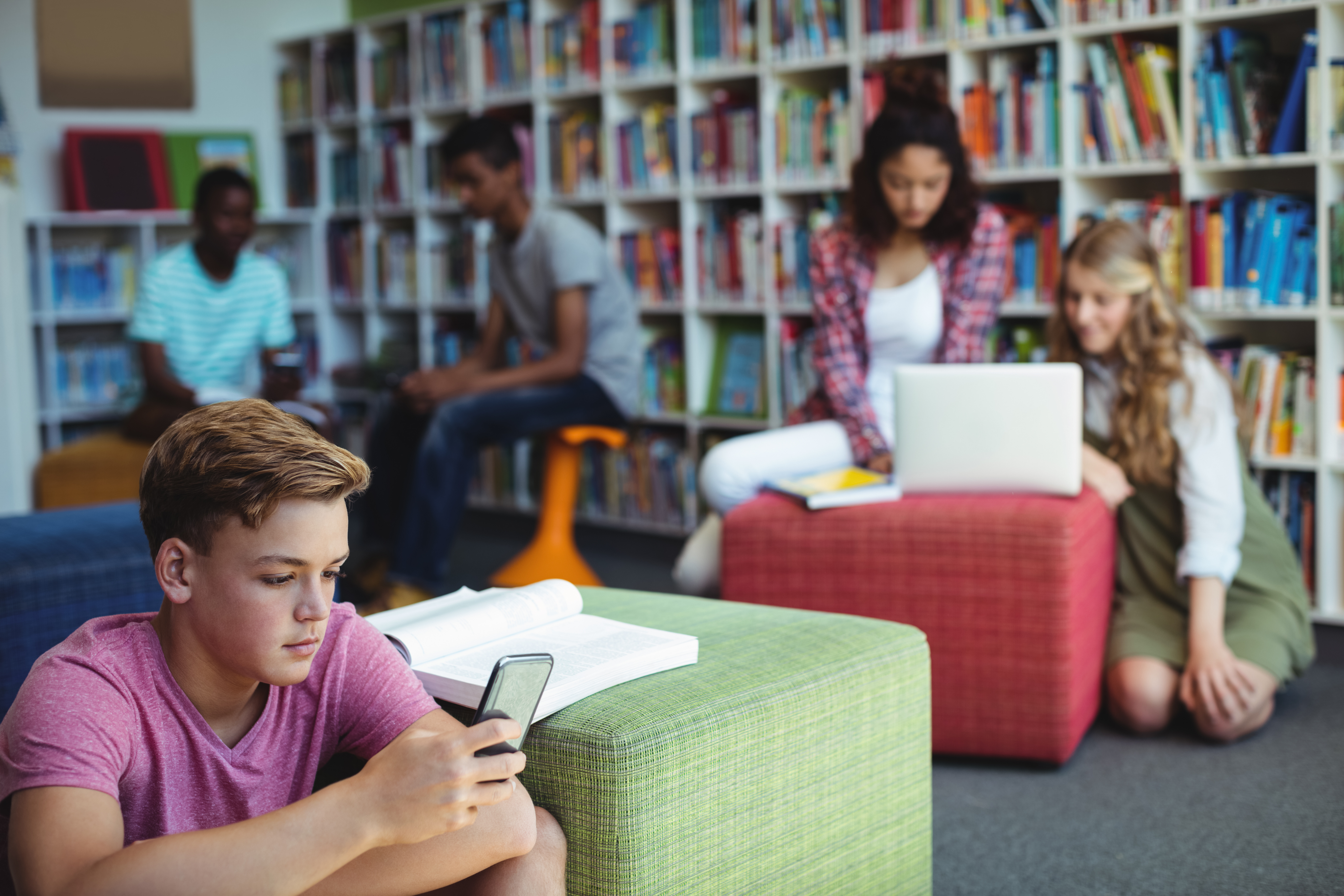 About 46 per cent of New Zealand students get distracted using digital devices in class. Photo / 123RF