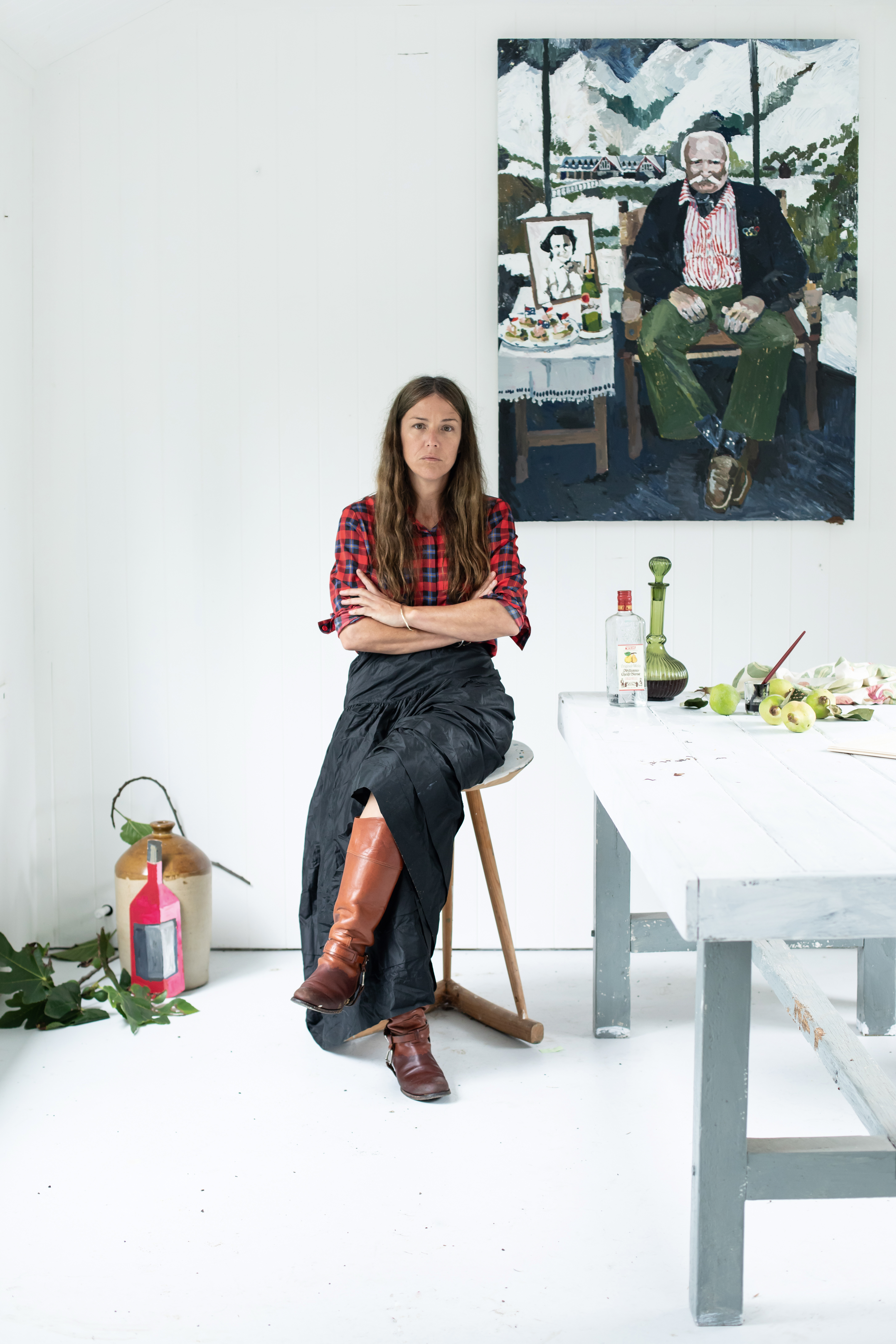 In a wild, rambling garden in NSW, the painter Zoe Young explores the musings of daily life. Photo / Supplied