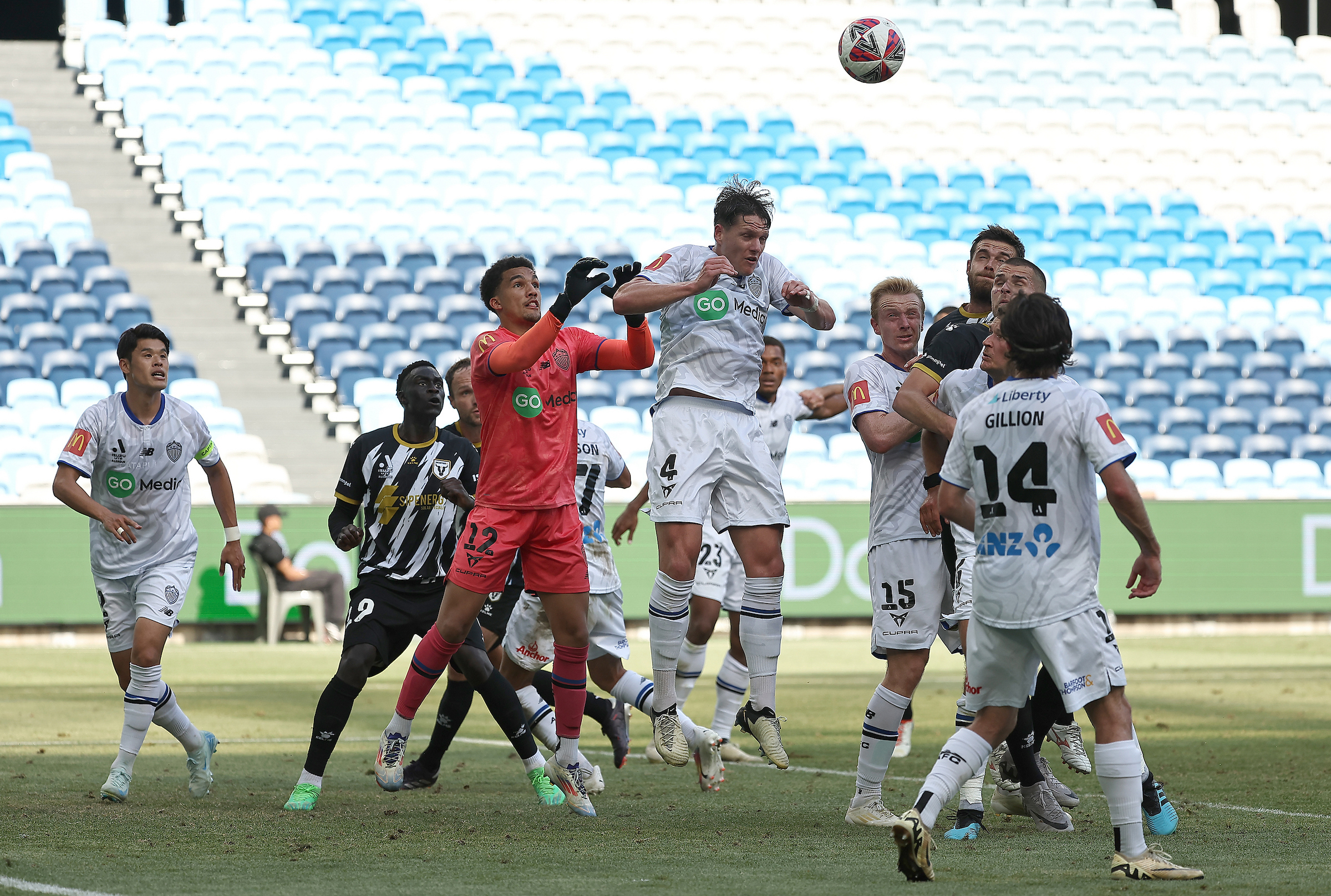 Alex Paulsen in action against Macarthur FC at Allianz Stadium. Photo / Photosport)