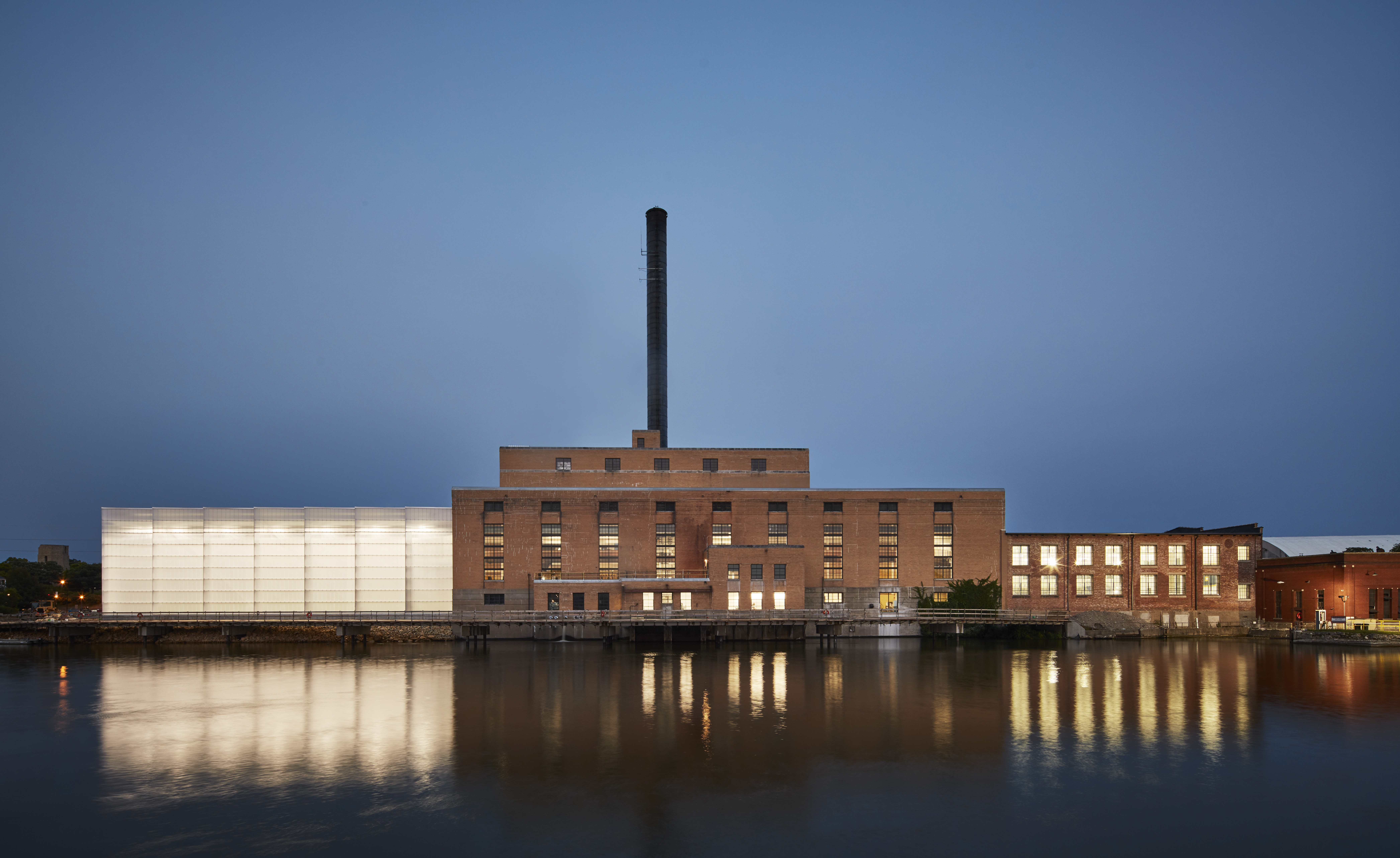 The Beloit College Powerhouse in Wisconsin, designed by Chicago's Studio Gang, reinvents a former coal-burning power plant as a student union centred on recreation and wellness.