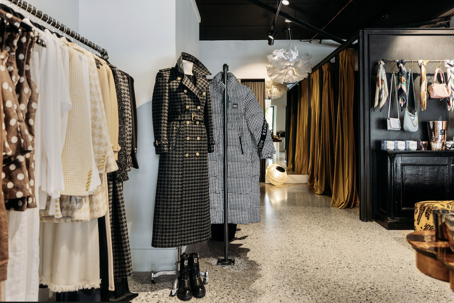 Angel Divine has a fantastic display of local and international designers.