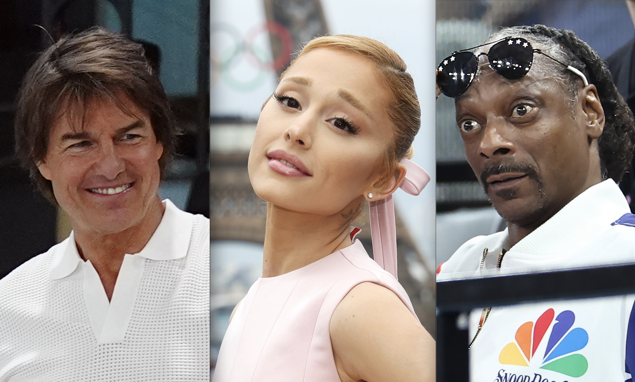 Tom Cruise, Ariana Grande and Snoop Dogg have been making waves for their appearances at the Olympic Games. Photo / Getty Images