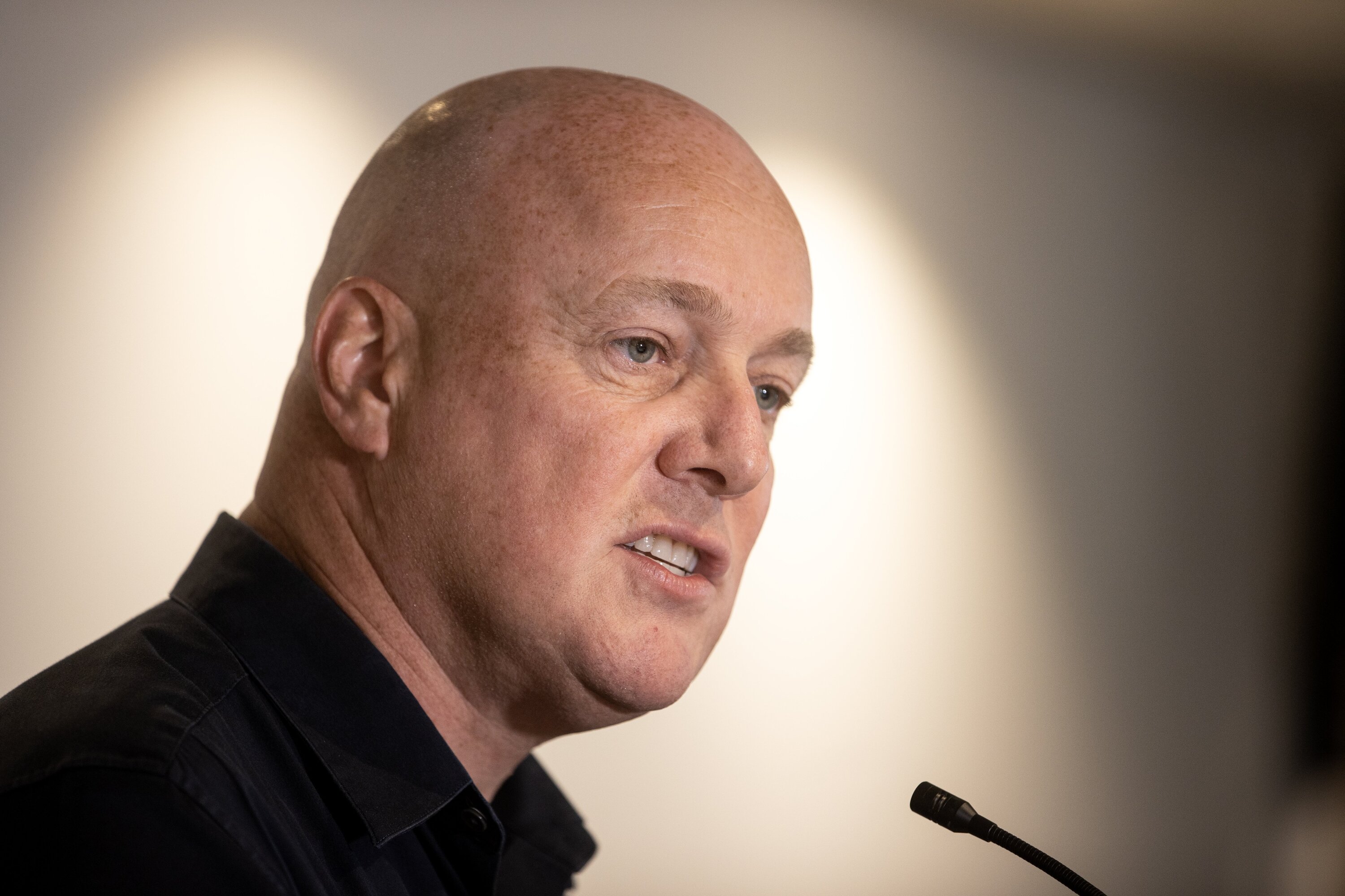 Prime Minister Christopher Luxon will face several Rātana and iwi leaders tomorrow in light of a national discussion on the proposed Treaty Principles Bill. Photo / George Heard