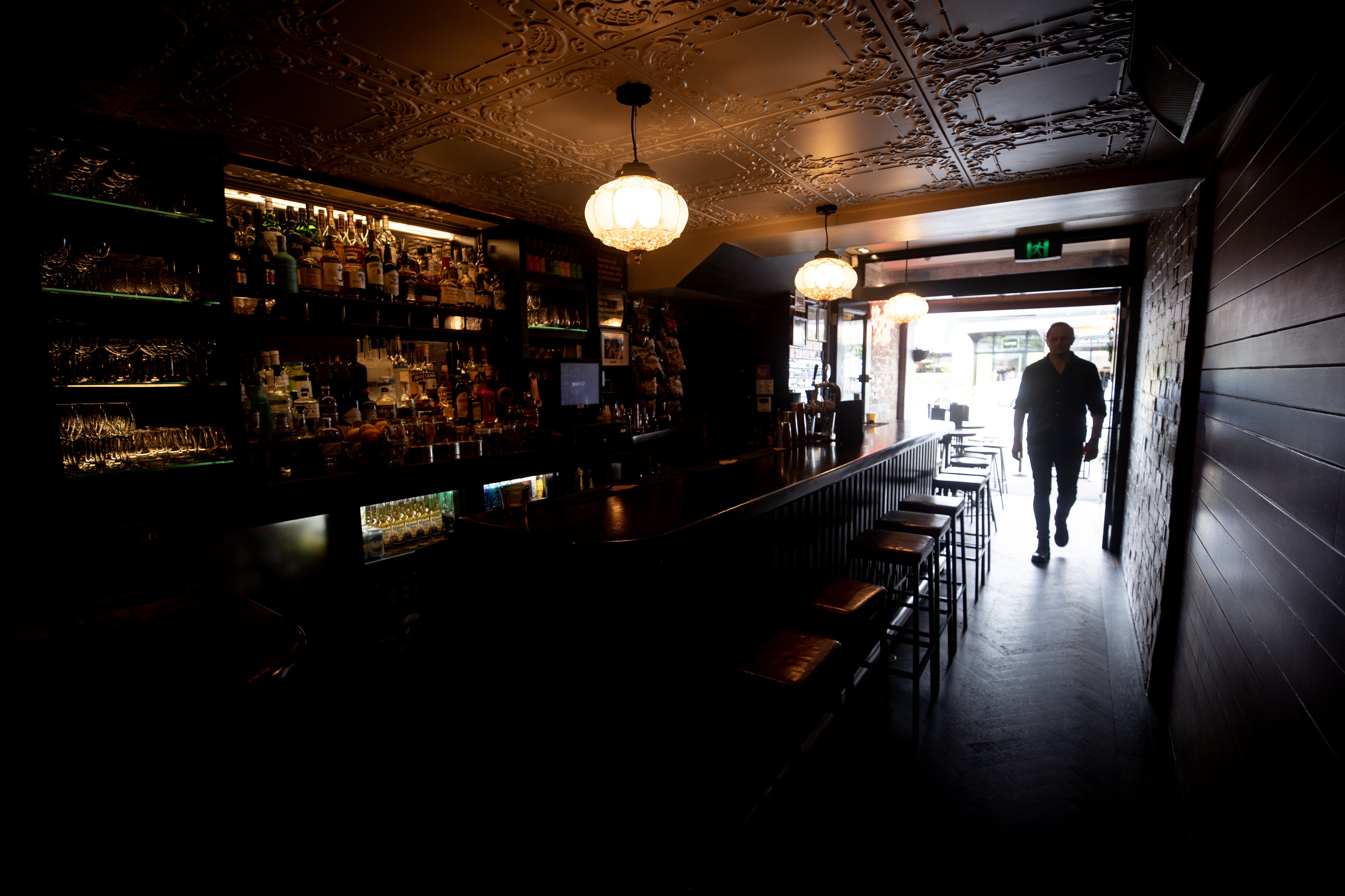 The customer service area at Ponsonby's Lime Bar is roughly 1m wide. Photo / Dean Purcell