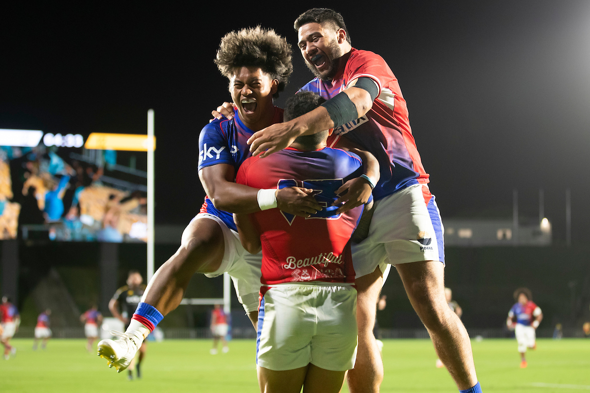Moana Pasifika claimed their first win in Super Rugby Pacific. Photo / Photosport