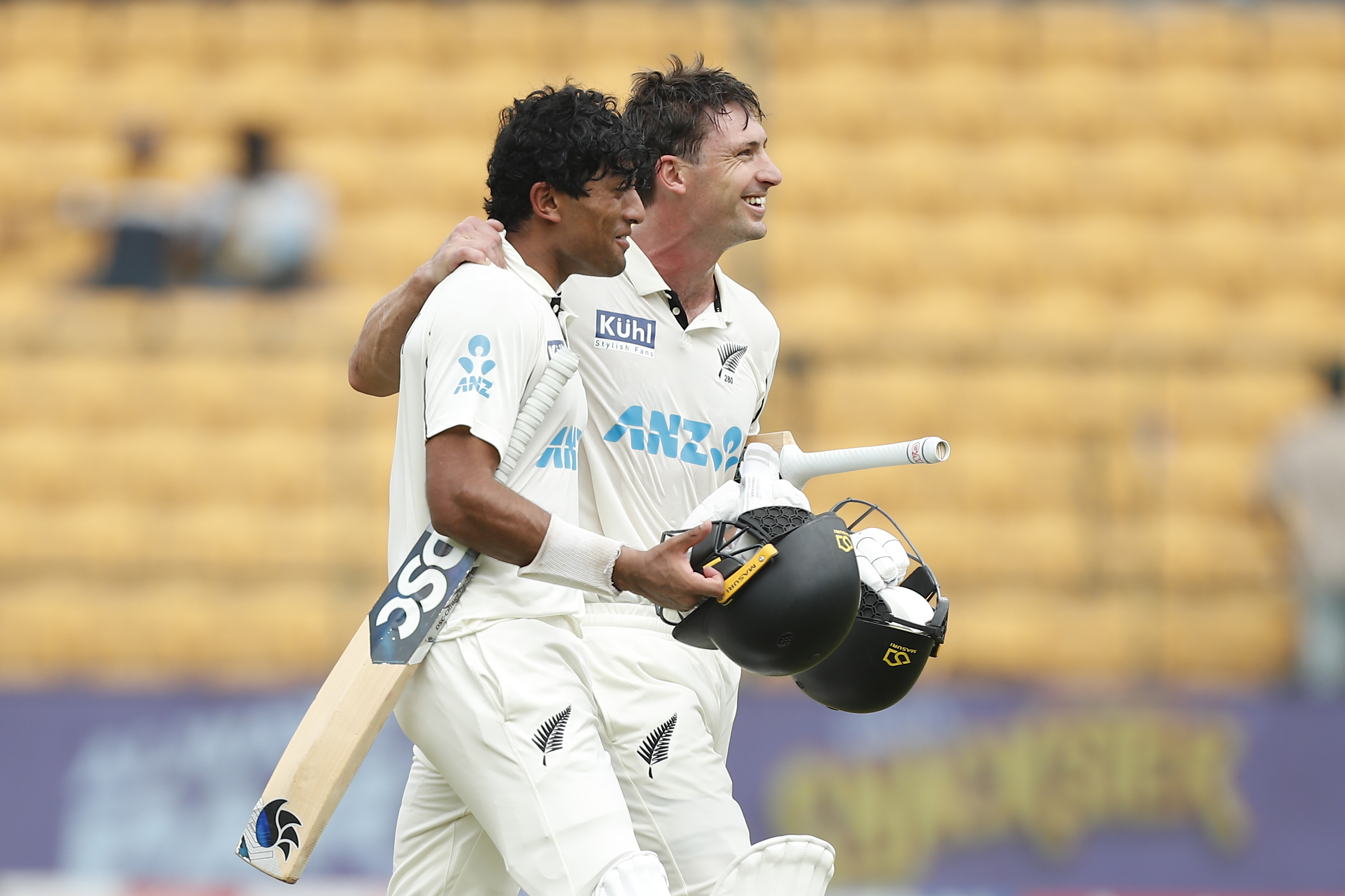 Rachin Ravindra and Will Young put together a match-winning stand. Photo / Photosport