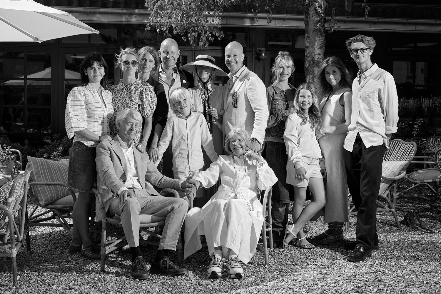 The Lynggaard family celebrate their 60th anniversary.