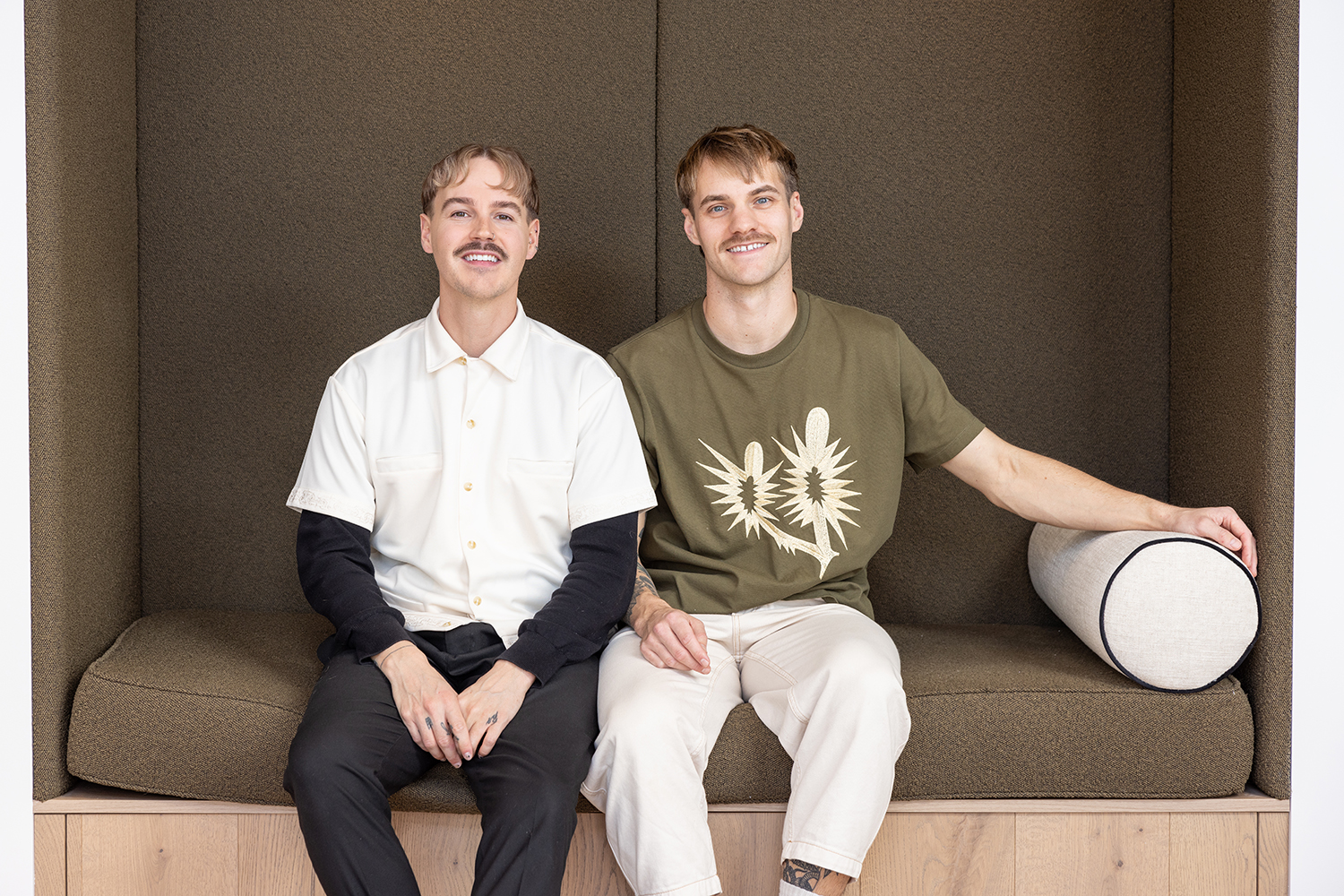 Dan Craig and Matt Genefaas, founders of Made of Tomorrow. Photo / Jahl Marshall