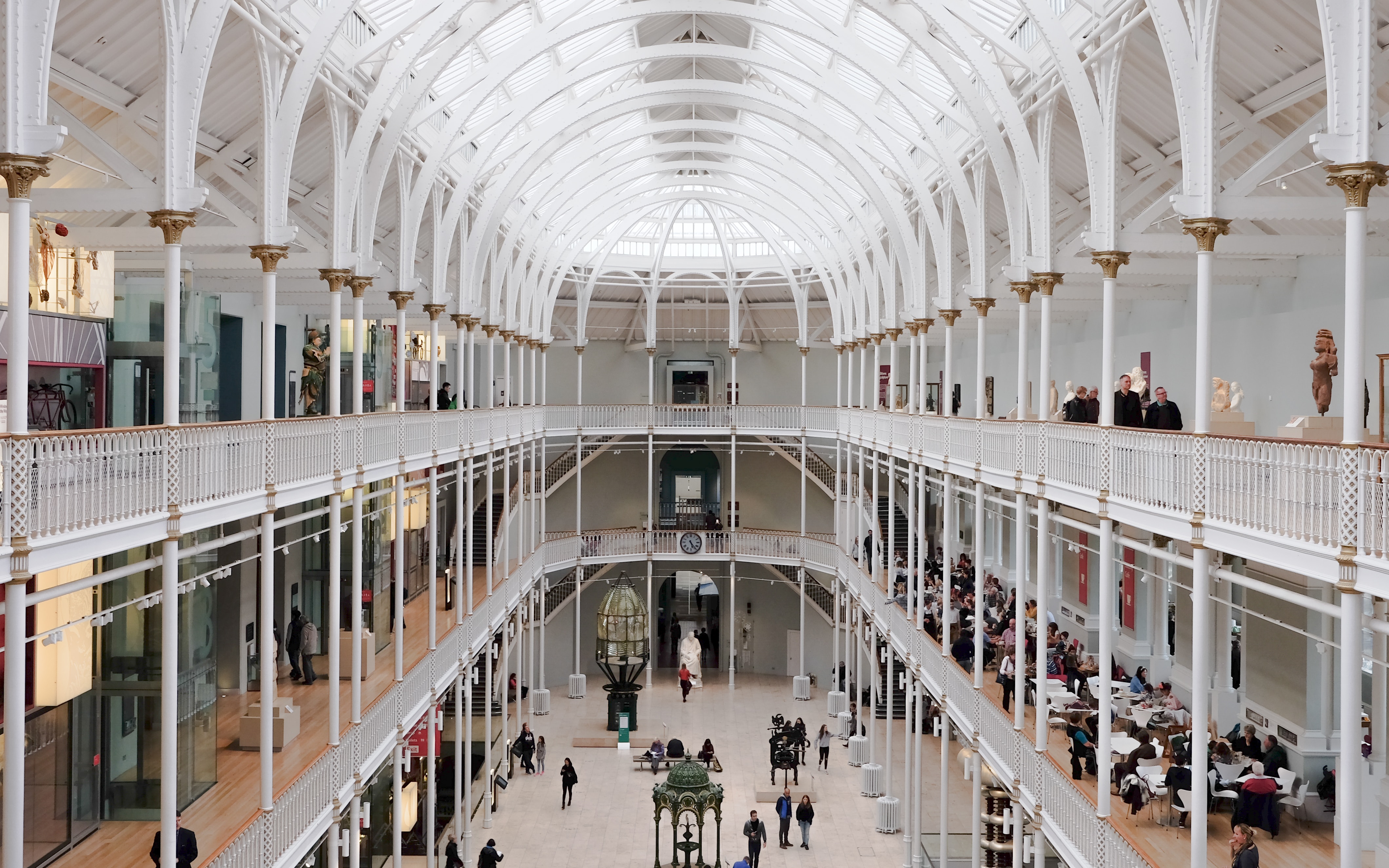 Pay a visit to the National Museum of Scotland to see the first rotary printing press. Photo / Filip Pizl