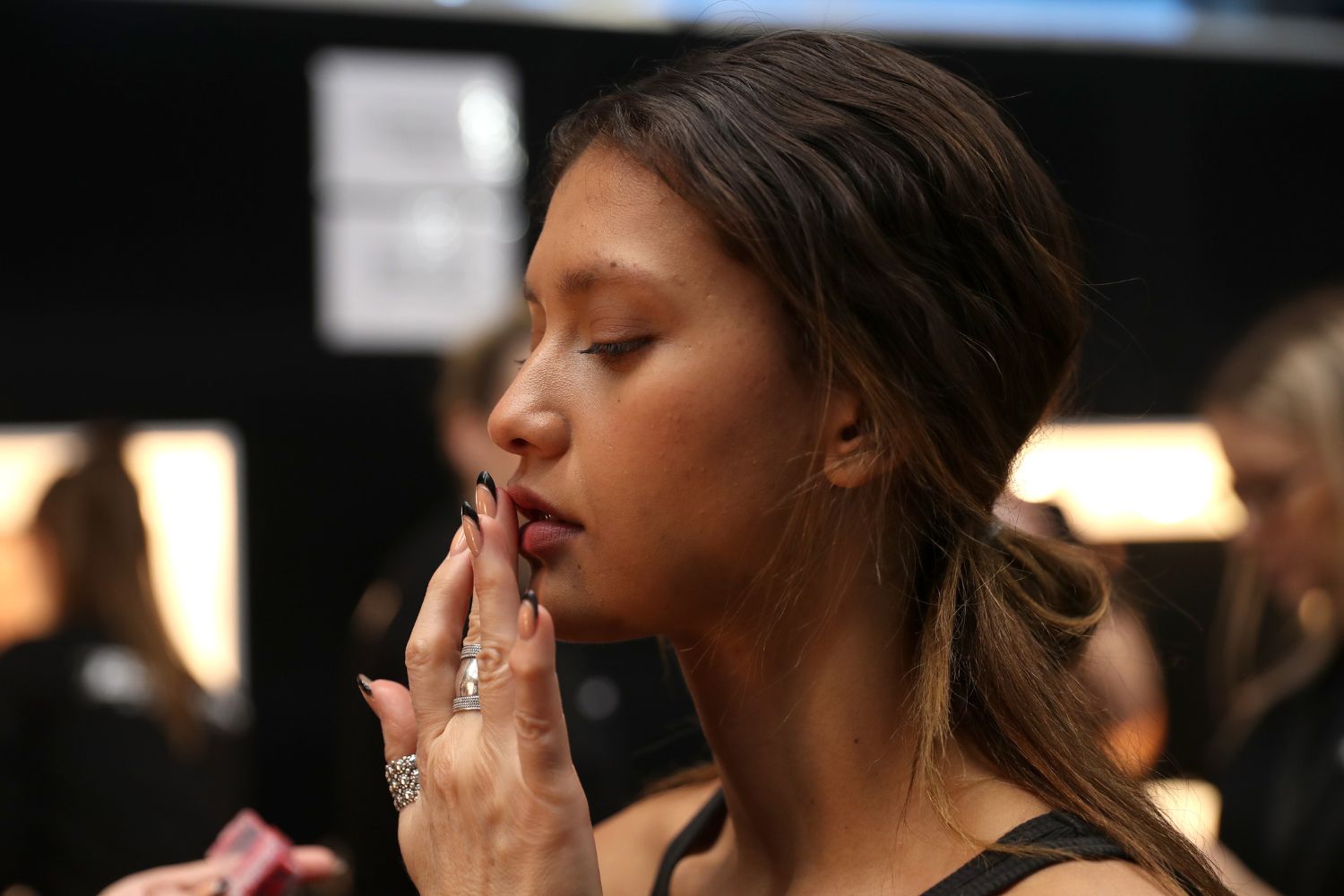 Done but undone — slightly scruffy half-knots at Rory William Docherty. Photo / Getty Images