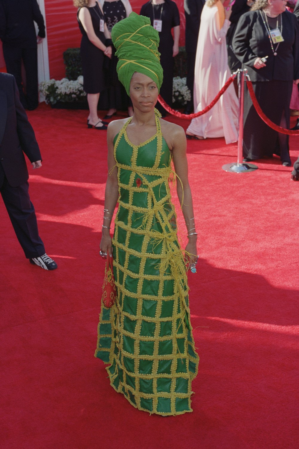 Erykah Badu arriving at the 2000 Academy Awards. Photo / Getty Images