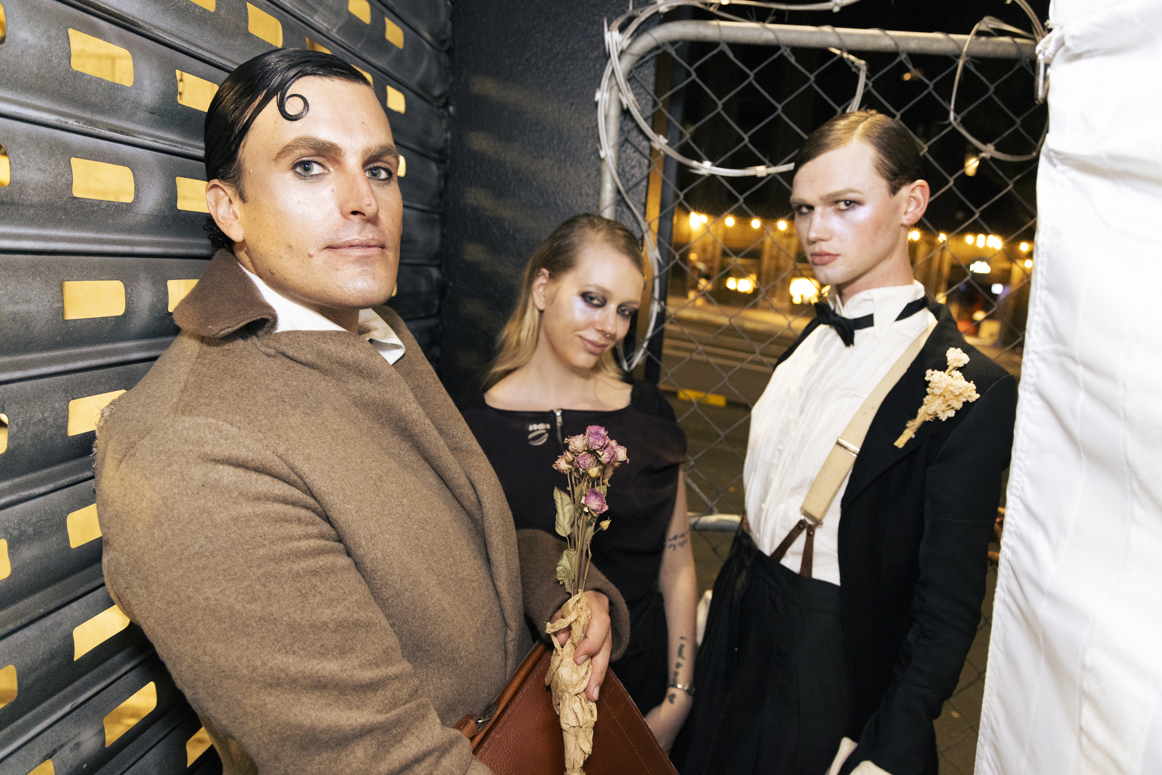Models in Schaarsartor for Out Of Service. Photo / Felix Jackson 