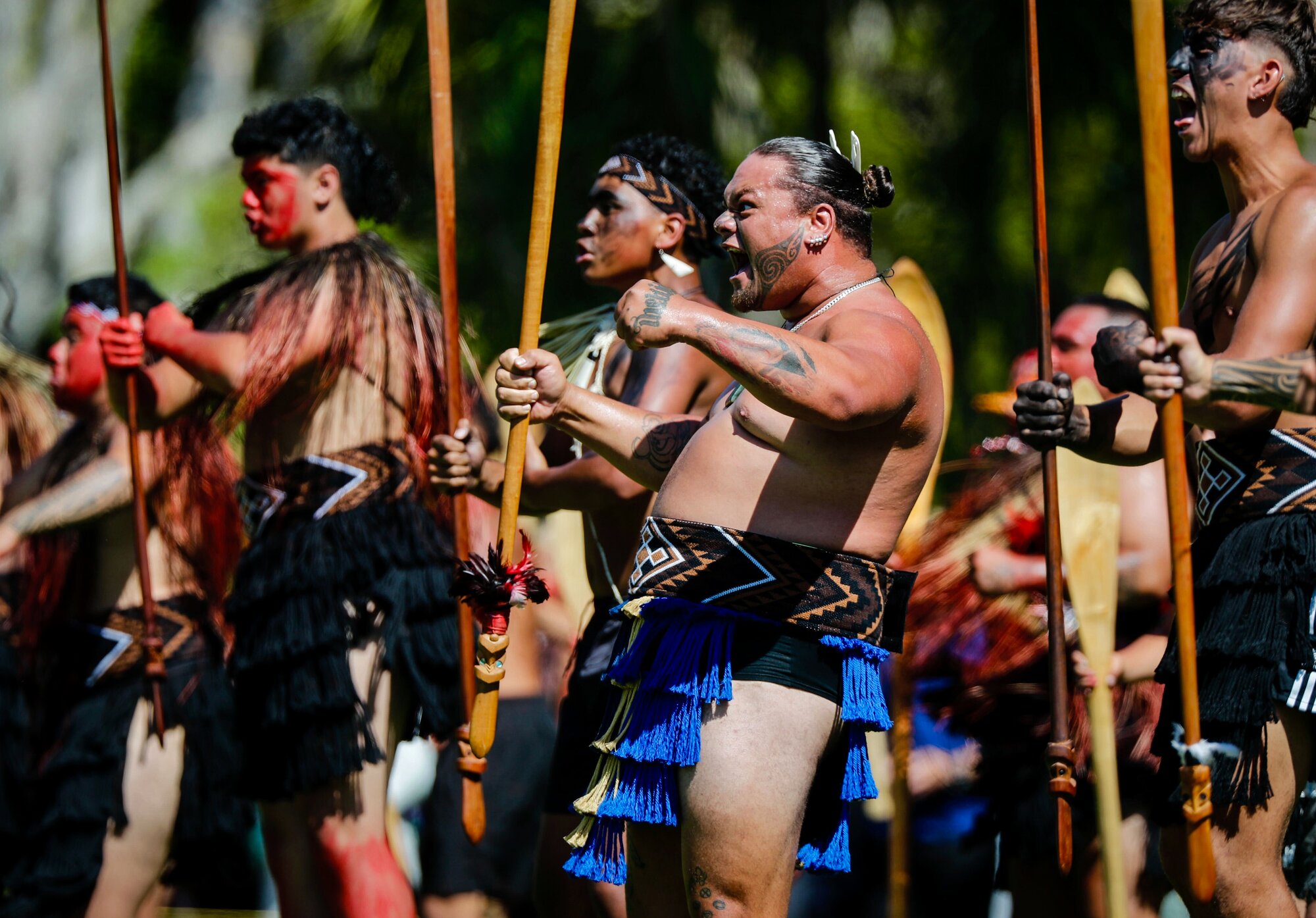 Pōwhiri for the Government and other MPs at the Treaty House Marae at Waitangi on Wednesday. Photo / Dean Purcell