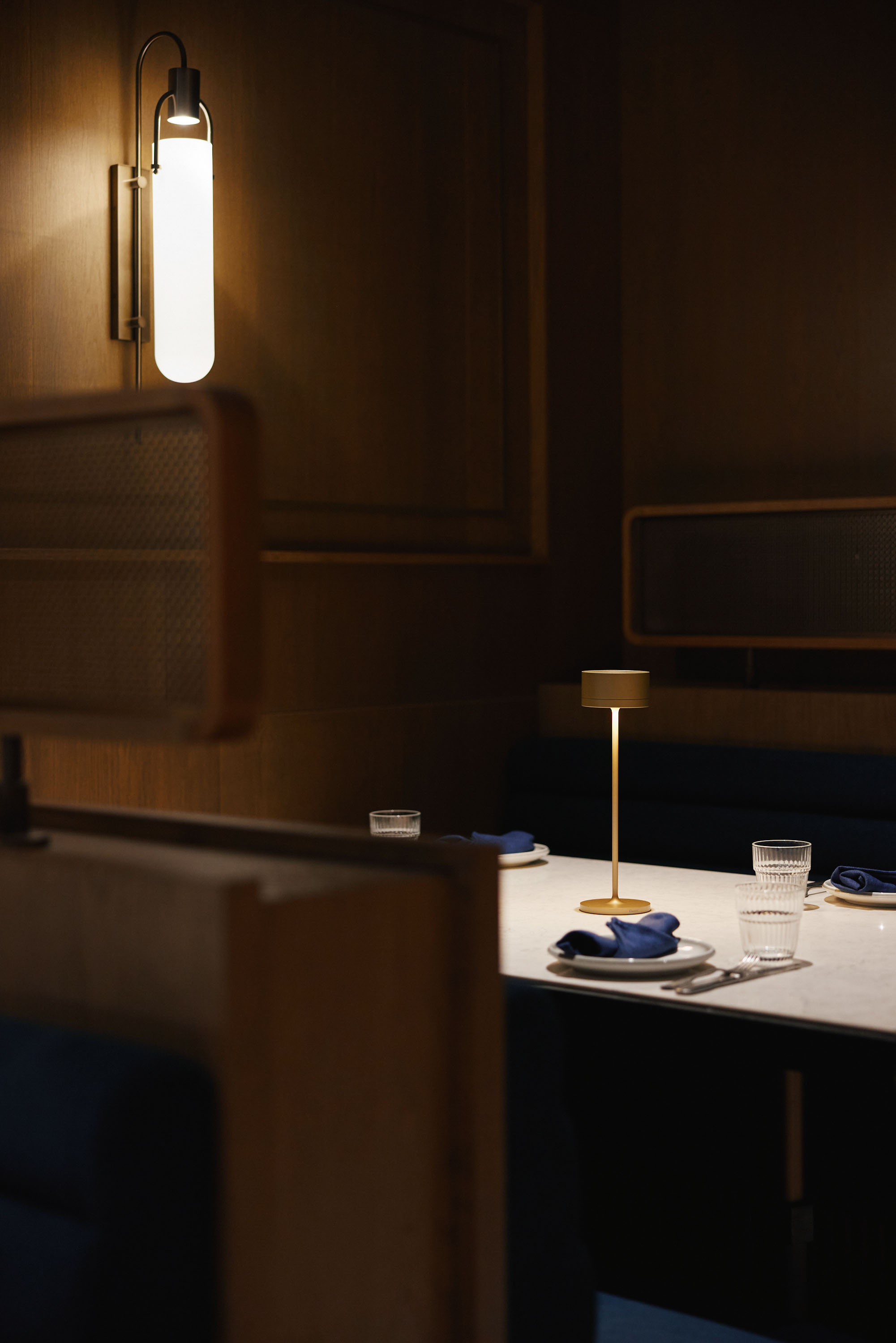 The dark wood-pannelled interior of Trivet. Photo / Luke Foley-Martin
