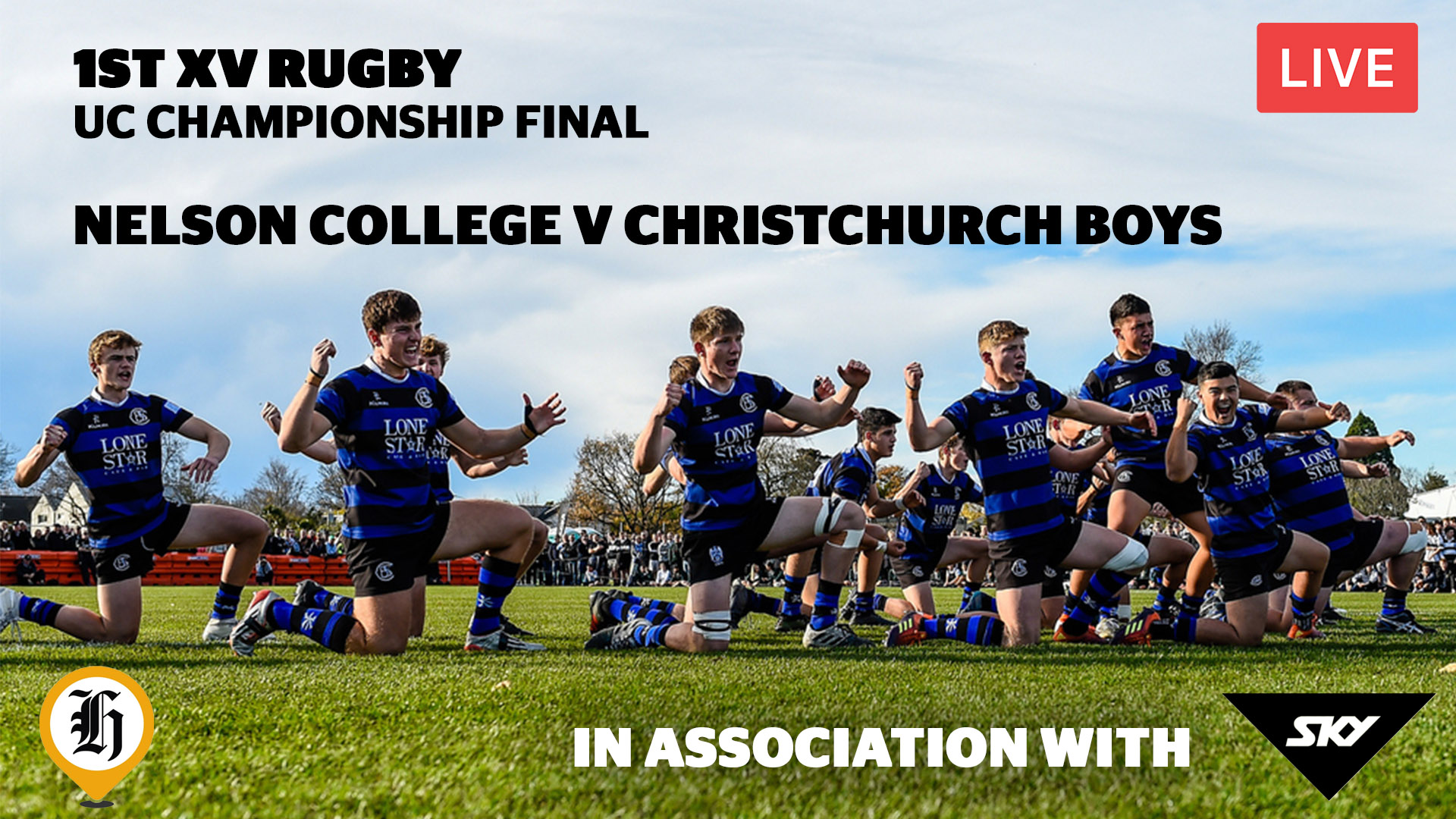Live stream First XV Rugby - Nelson College v Christchurch Boys High School