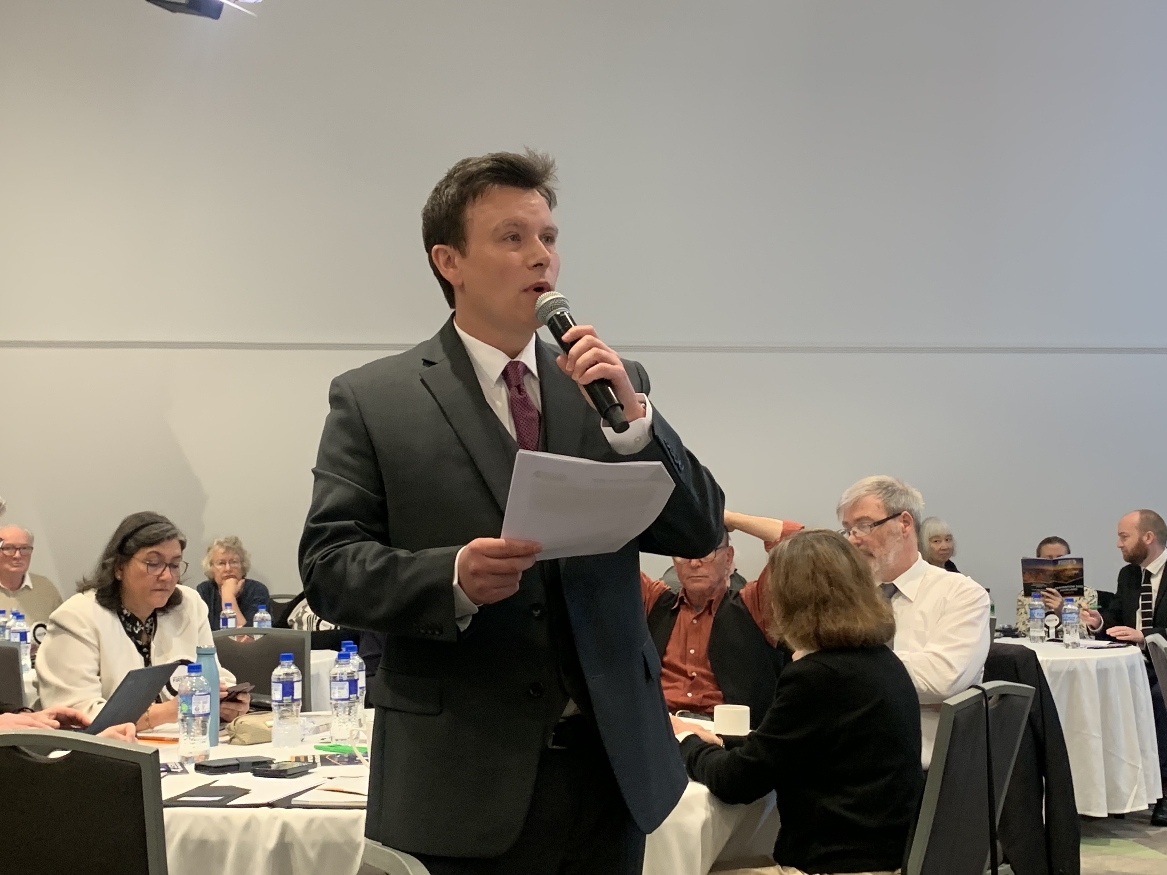 Lee Donoghue, formerly Hunter McKay on Shortland Street, was an NZ First candidate on the party list in 2023. Photo / Adam Pearse