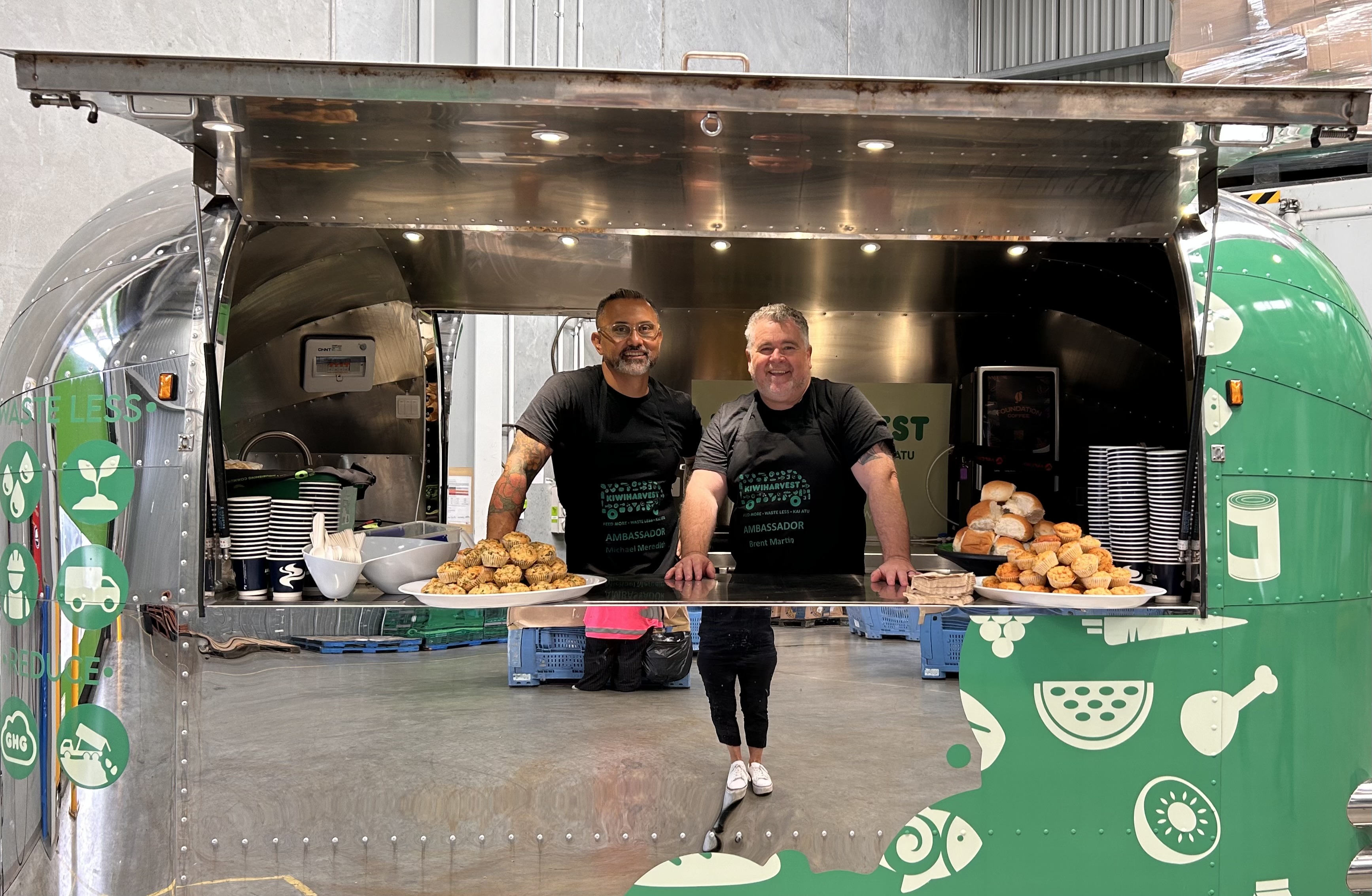 Chefs Michael Meredith and Brent Martin served up an impressive rescue lunch.