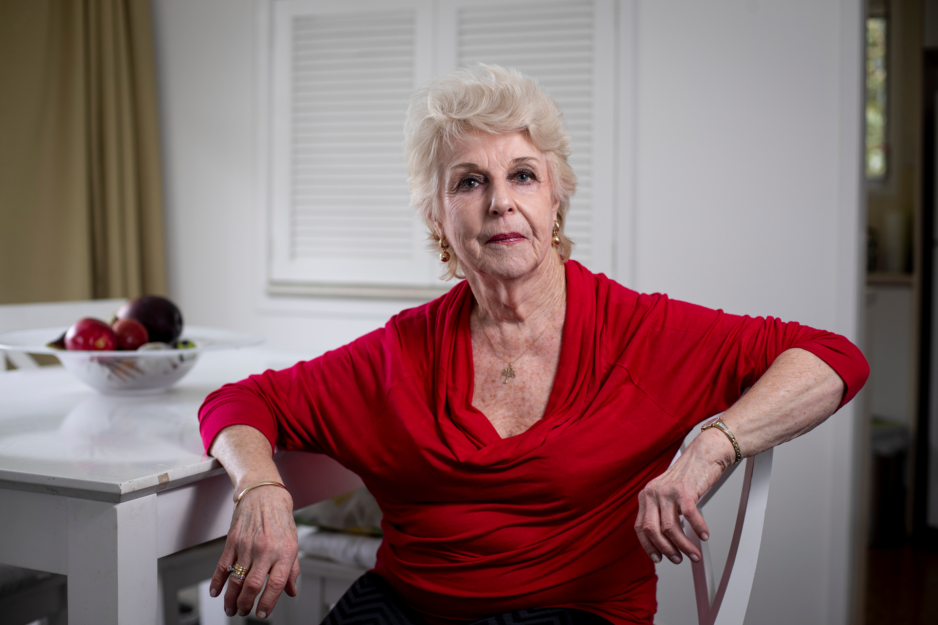 Andrea Dorn's mother Audrey was diagnosed with breast cancer later in life. Photo / Dean Purcell 