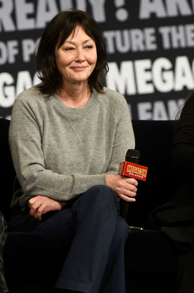 Shannen Doherty spoke during a Q&A session at MegaCon Orlando in February this year. Photo / Getty Images
