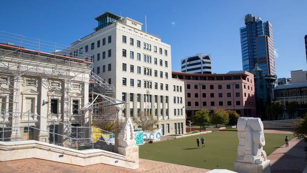 Wellington's Civic Square. Photo / Mark Mitchell.