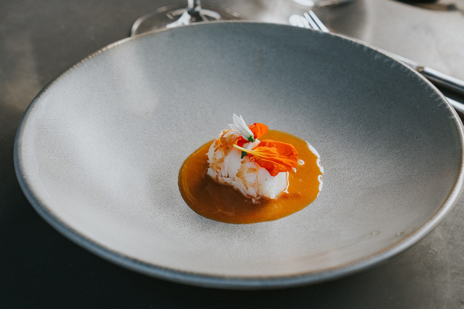 A crayfish dish from Queenstown winery Amisfield. Photo / Supplied