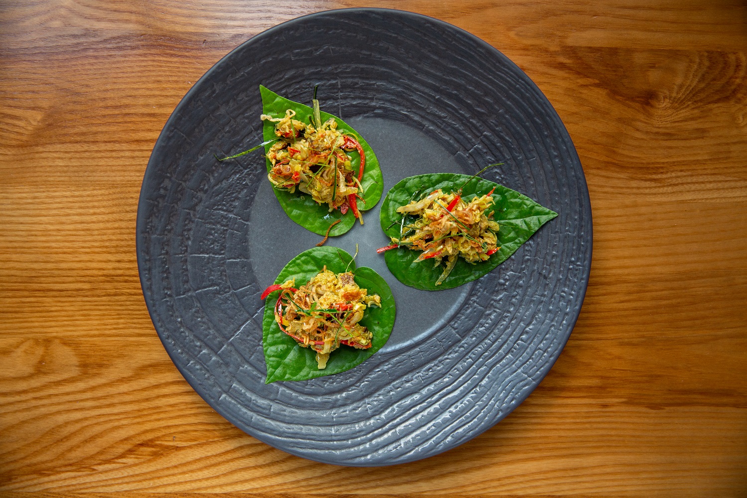 The tuna betel leaves. Photo / Babiche Martens