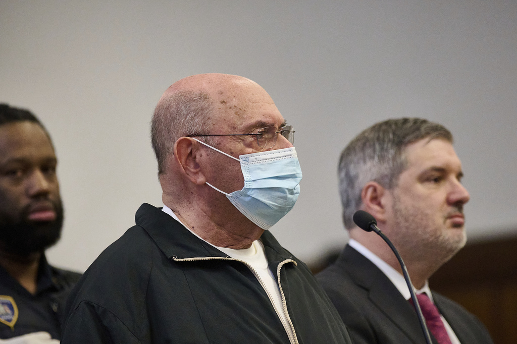 Former Trump executive Allen Weisselberg stands in court for sentencing this week in New York. Weisselberg was sentenced to five months in jail for lying under oath during his testimony in the civil fraud lawsuit brought against the former president by New York’s Attorney General. Photo / Curtis Means, Daily Mail via AP, pool