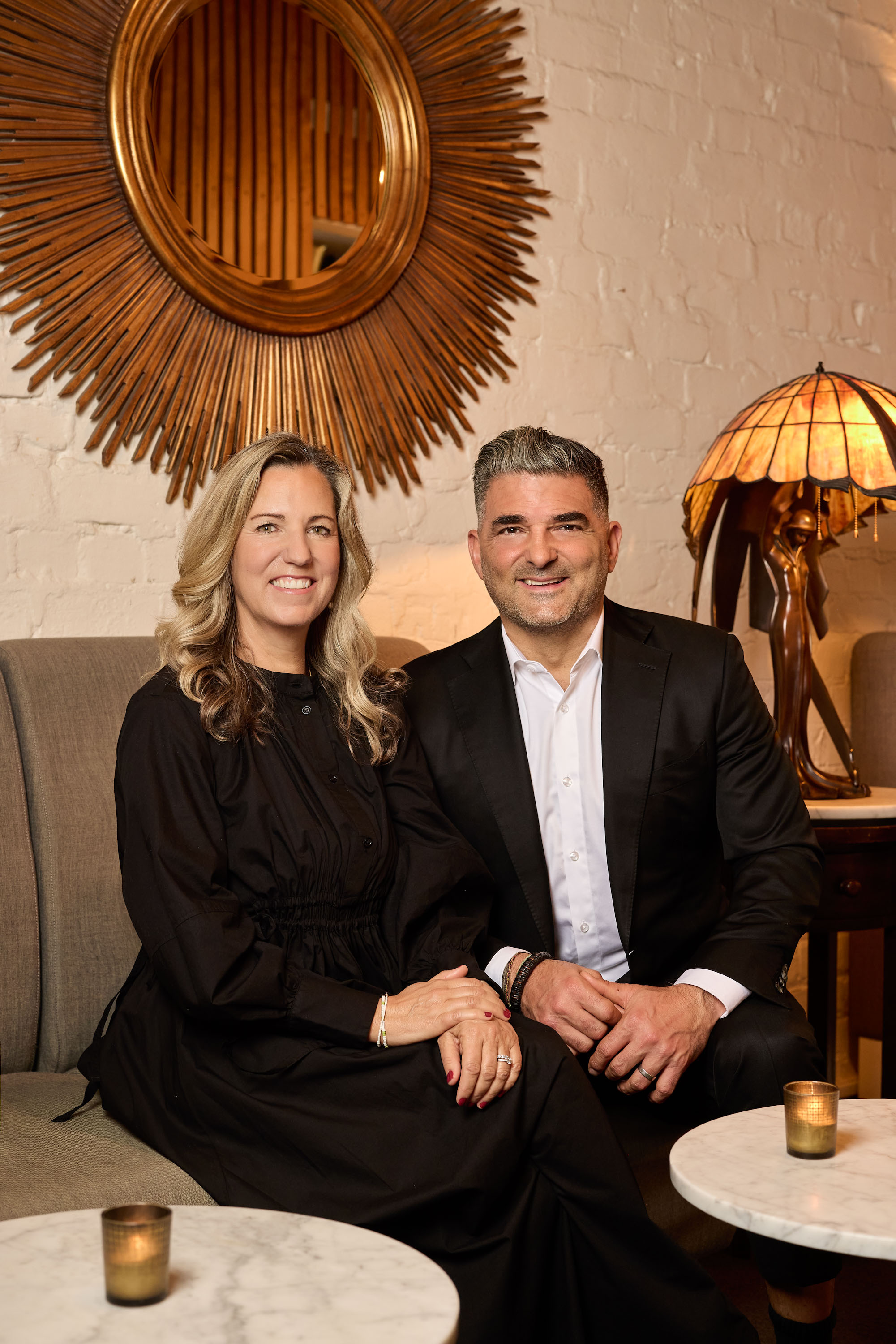 Annette and Michael Dearth, owners of Auckland fine dining restaurant The Grove. Photo / Babiche Martens