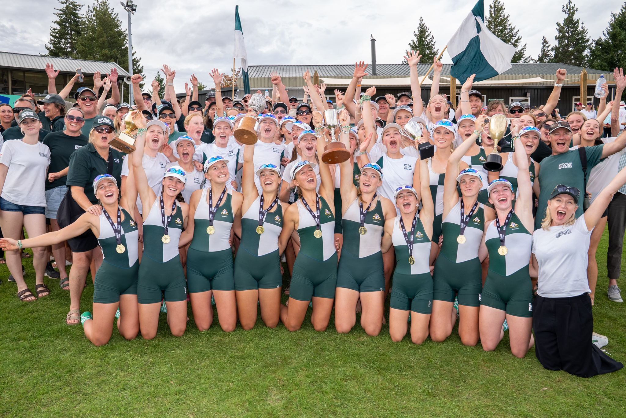 Levin 75th Jubilee Cup and Star Trophy champions - Waikato Diocesan School for Girls. Photo / Conrad Blind - Picture Show Ltd