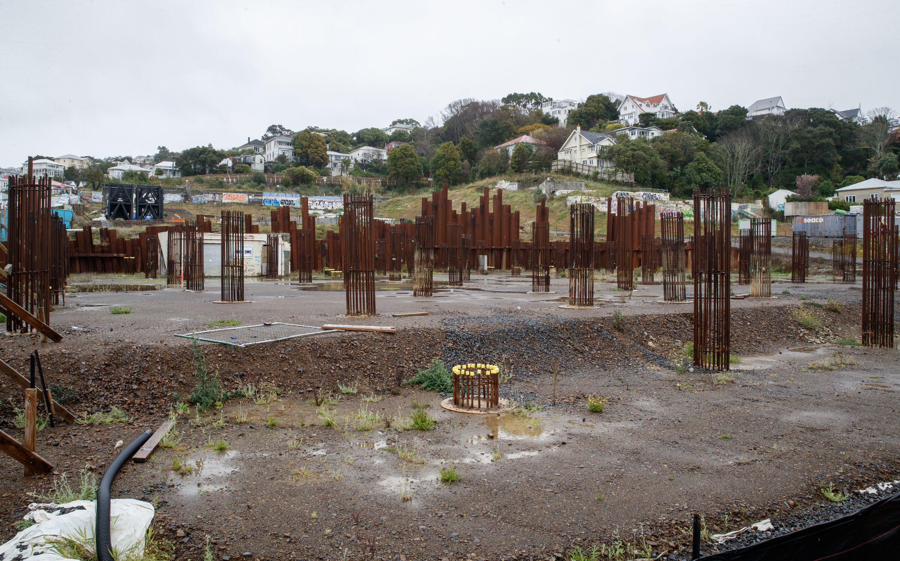 More than $48m has been spent on a Wellington Kāinga Ora development, which is yet to produce any homes and may now be at risk of never going ahead. Photo / Mark Mitchell