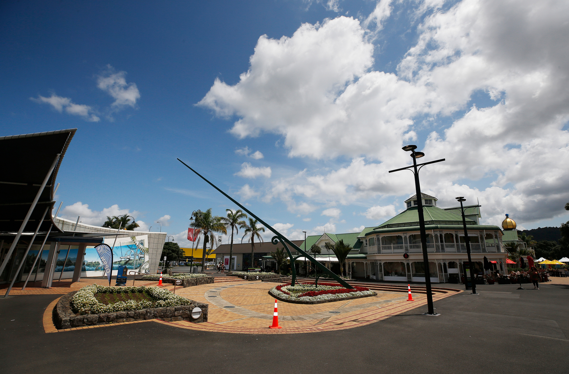 Next to the upgraded bus stops, the Town Basin will get new public toilets near the playground, upgraded carparks, as well as new high amenity footpaths and landscaping. Photo / Michael Cunningham 