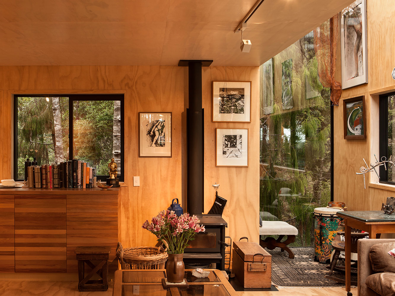 Inside the award-winning Red House. Picture / Simon Devitt