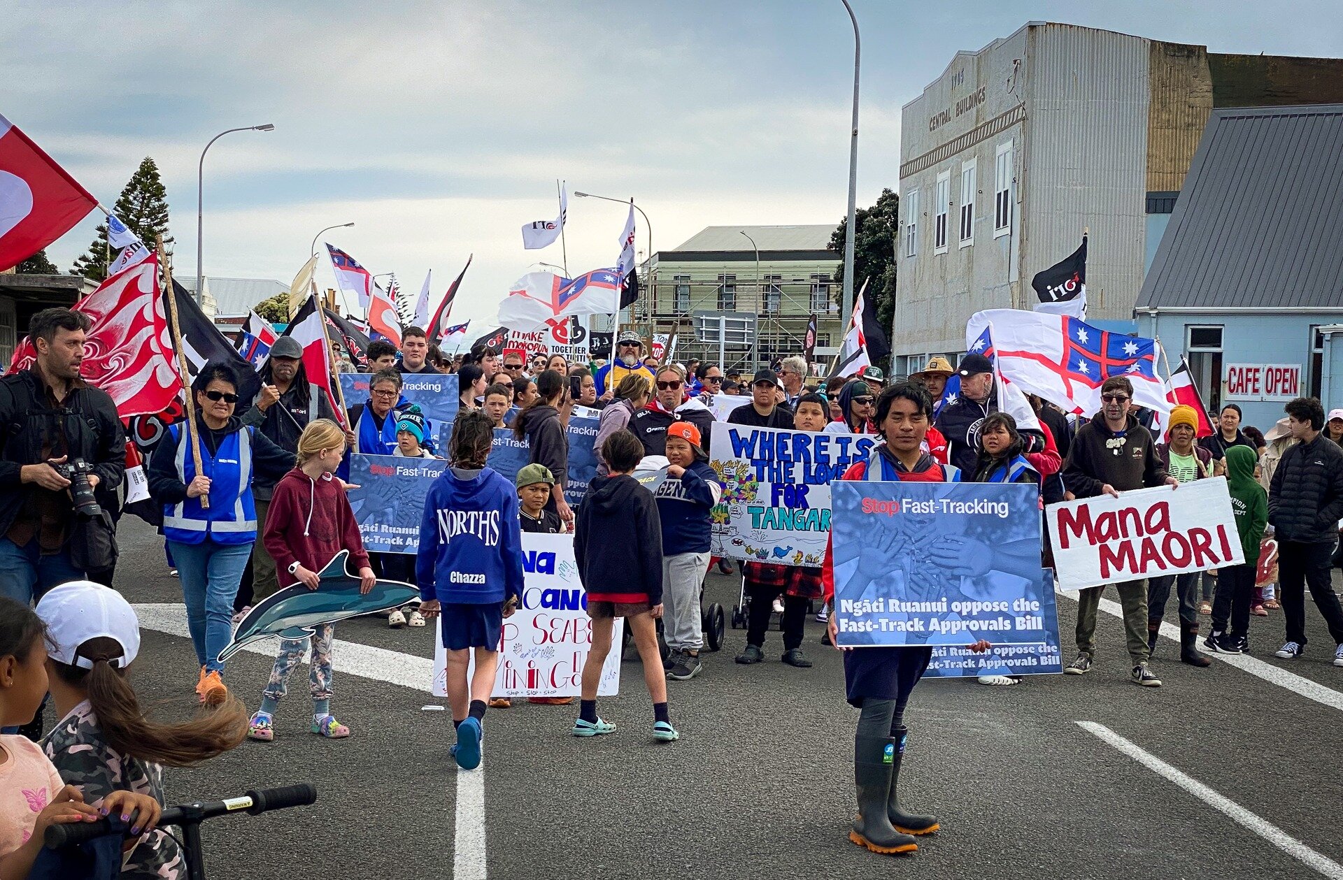 The seabed mine would be off the coast of Pātea - but this week debate moves to a New Plymouth public workshop before going behind closed doors next month for a fast-track decision. Photo / Te Korimako o Taranaki