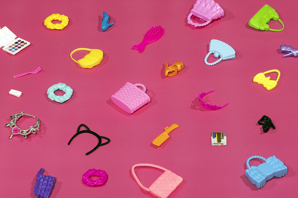 Household annoyances aside — dogs eating her handbags, vacuums sucking up her cat-eye sunglasses — a Barbie is largely defined by her accessories. Photo / Elizabeth Renstrom, The New York Times