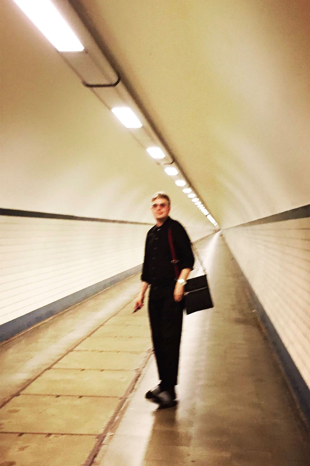 Dayne Johnston at St Anna's Tunnel. Photo / Supplied