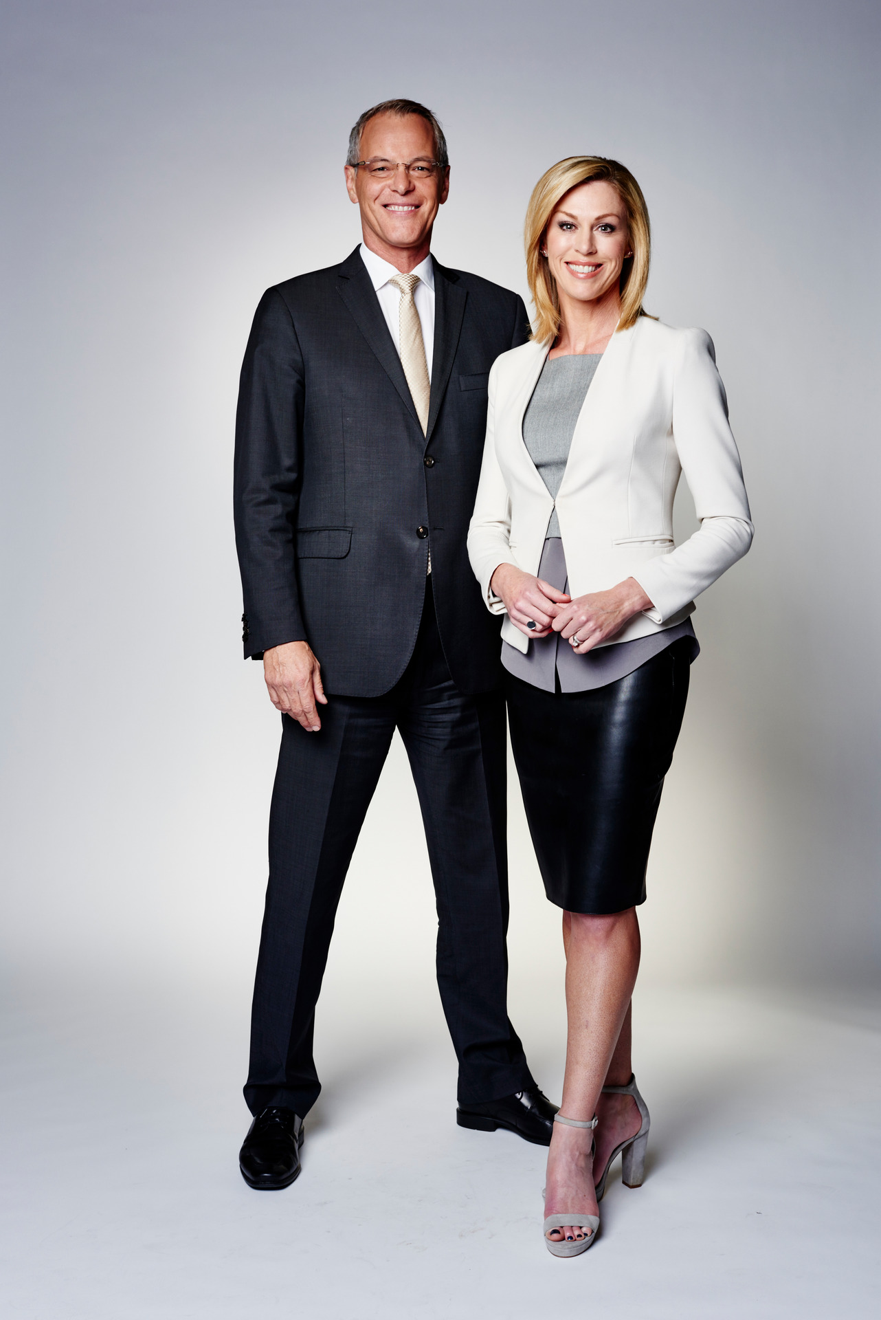 Wendy and Simon presented the news together for 15 years. Photo / Supplied