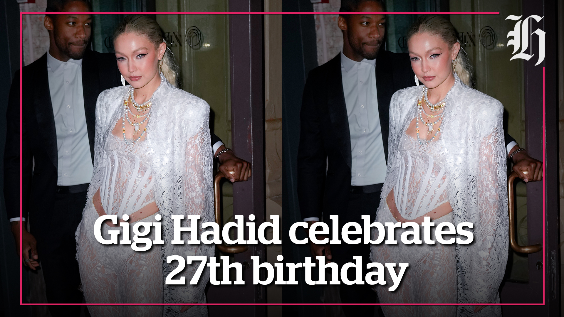 Gigi Hadid Wears Pink for Her Birthday