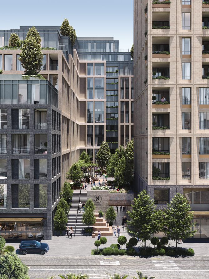 Plans for the new vertical village in the Wynyard Quarter. Photo / supplied