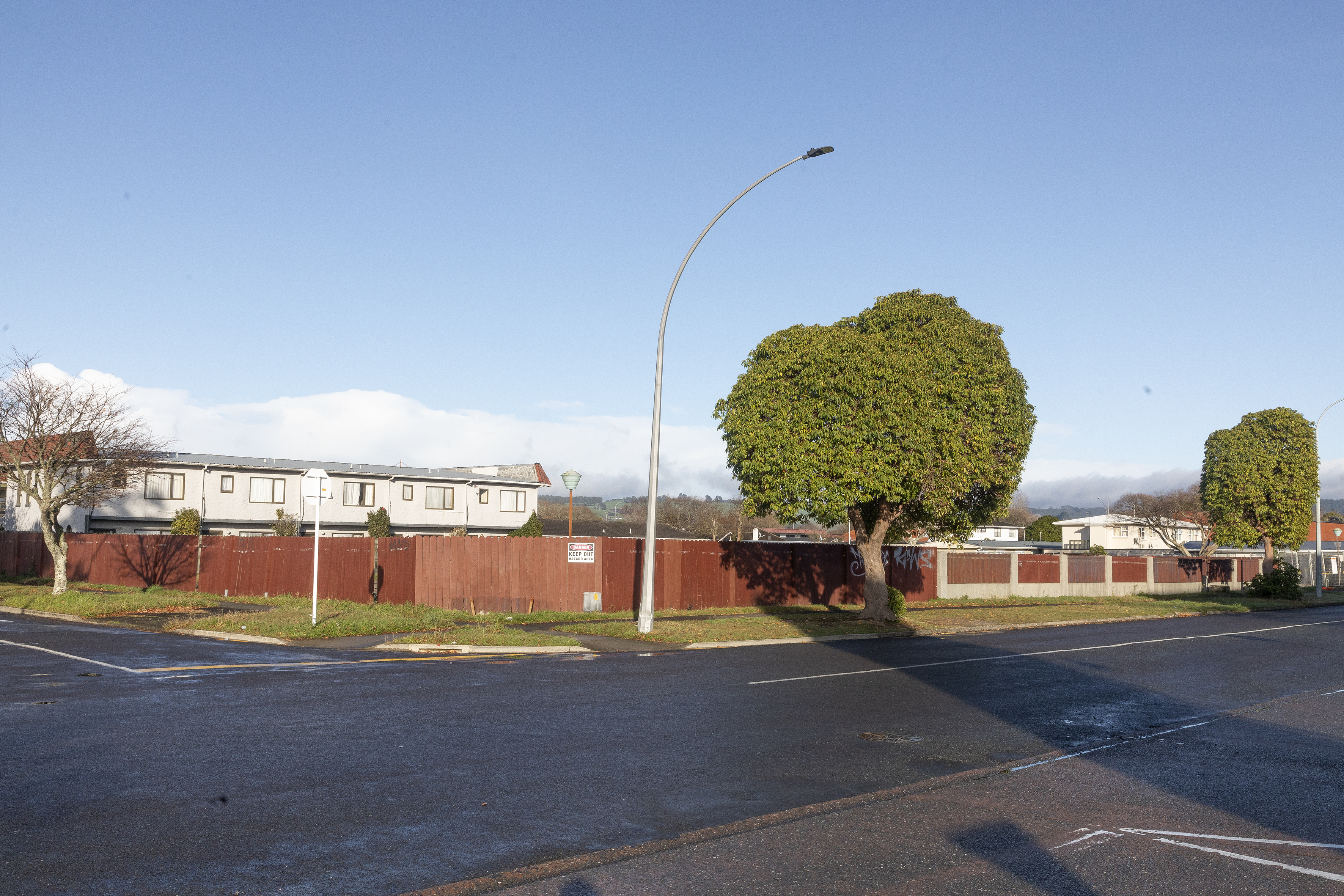 Kāinga Ora's development site on Victoria St. Photo / Andrew Warner
