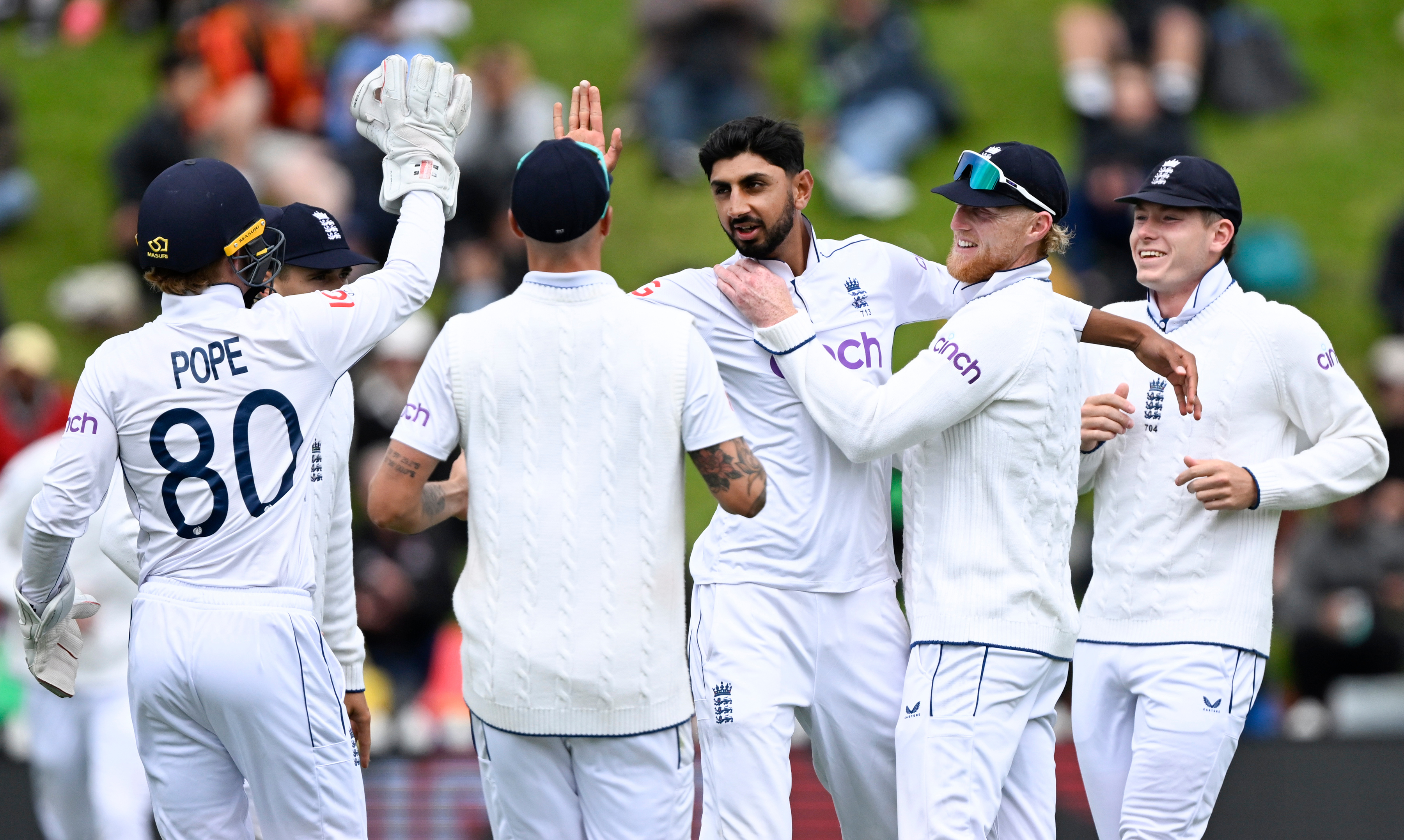 England beat the Black Caps with two days to spare in the second test. Photo: Andrew Cornaga / Photosport