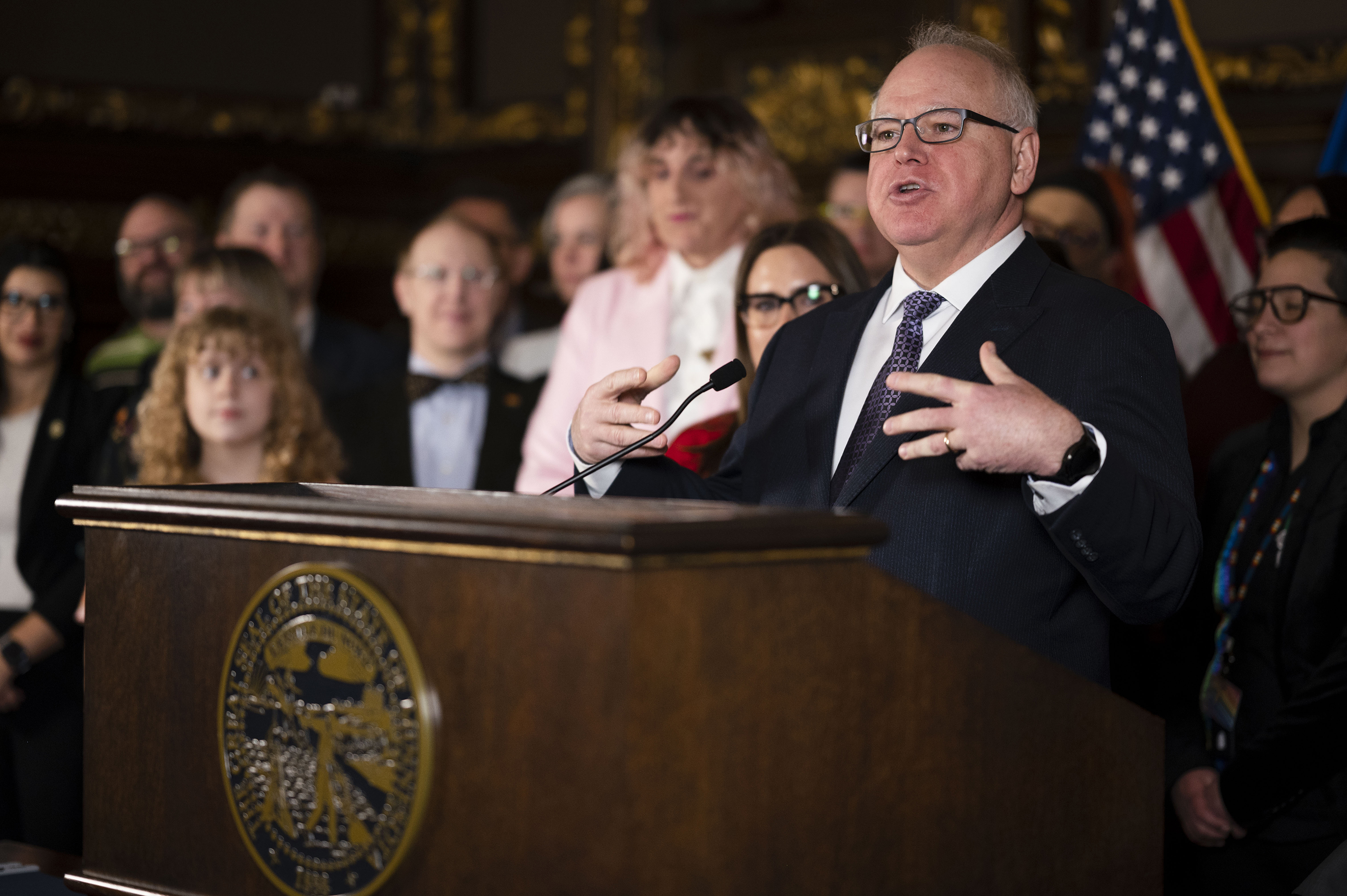 Tim Walz spent six terms in the US House before he was elected governor of Minnesota in 2018. Photo / Andrea Ellen Reed, The New York Times