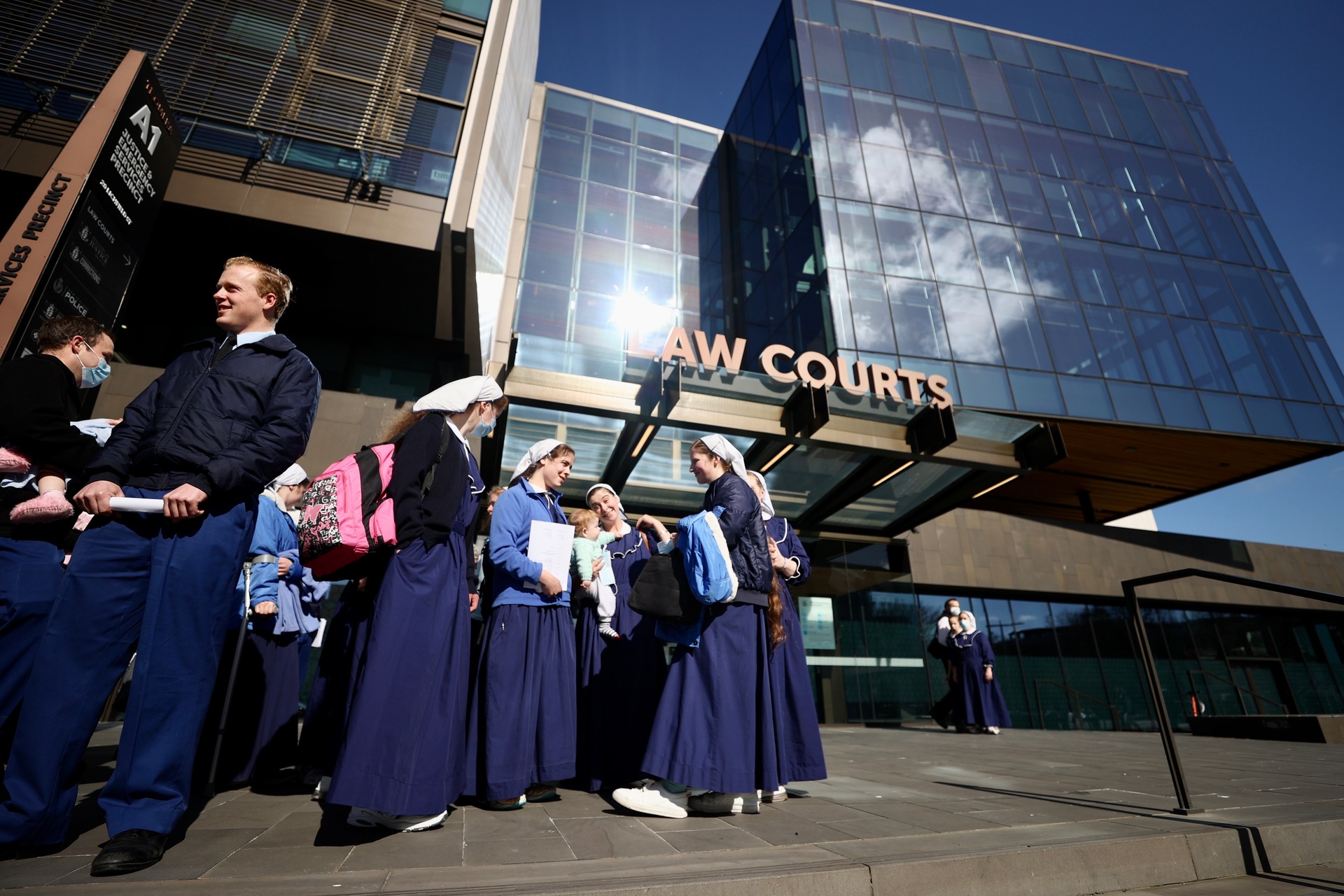 Members of the Gloriavale community are attending the Employment Court hearing. Photo / George Heard