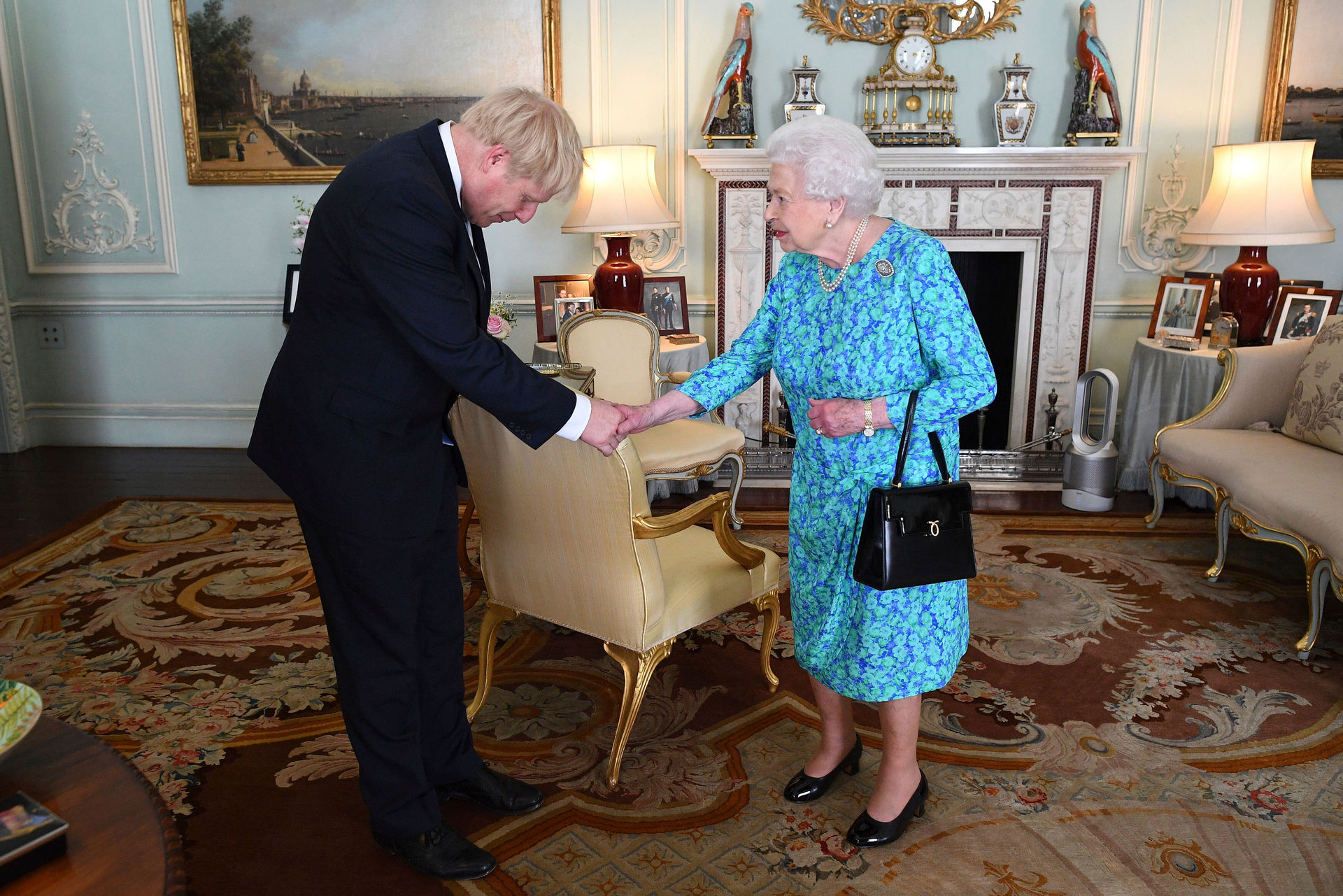 Boris Johnson asked the Queen's permission to form a government. Photo / AP
