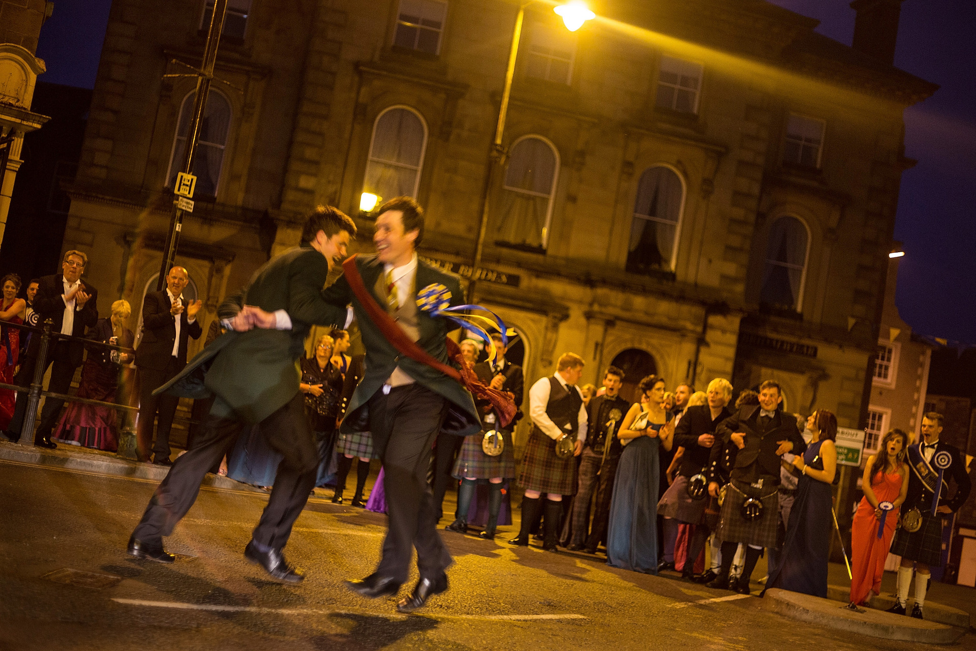 Swinging sporrans: The Scots tradition of Ceilidh dancing is contagiously good fun. Photo / Getty Images