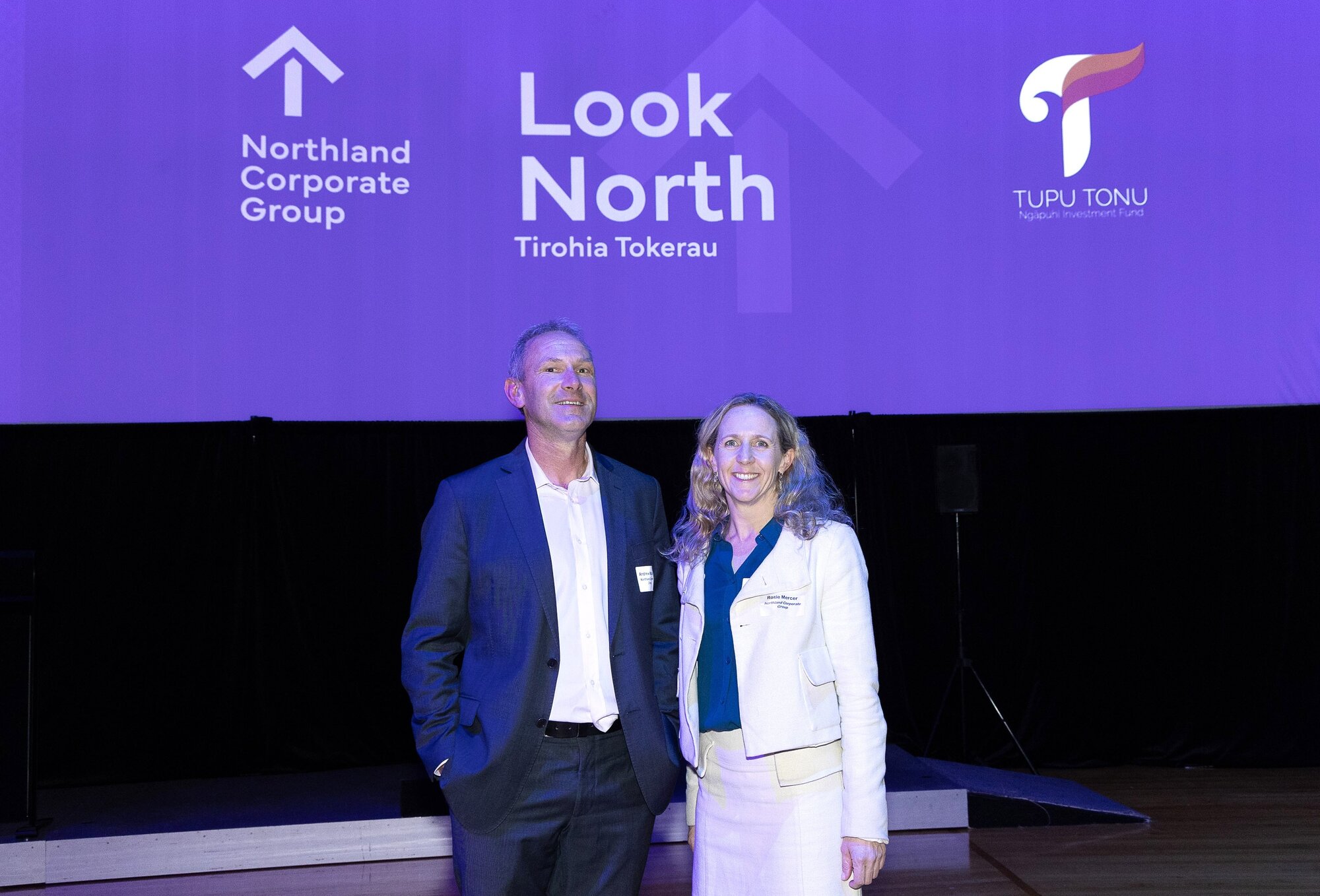 Northland Corporate Group co-chairs Andrew McLeod and Rosie Mercer led the presentation to show how Northland could become a $60b economy.