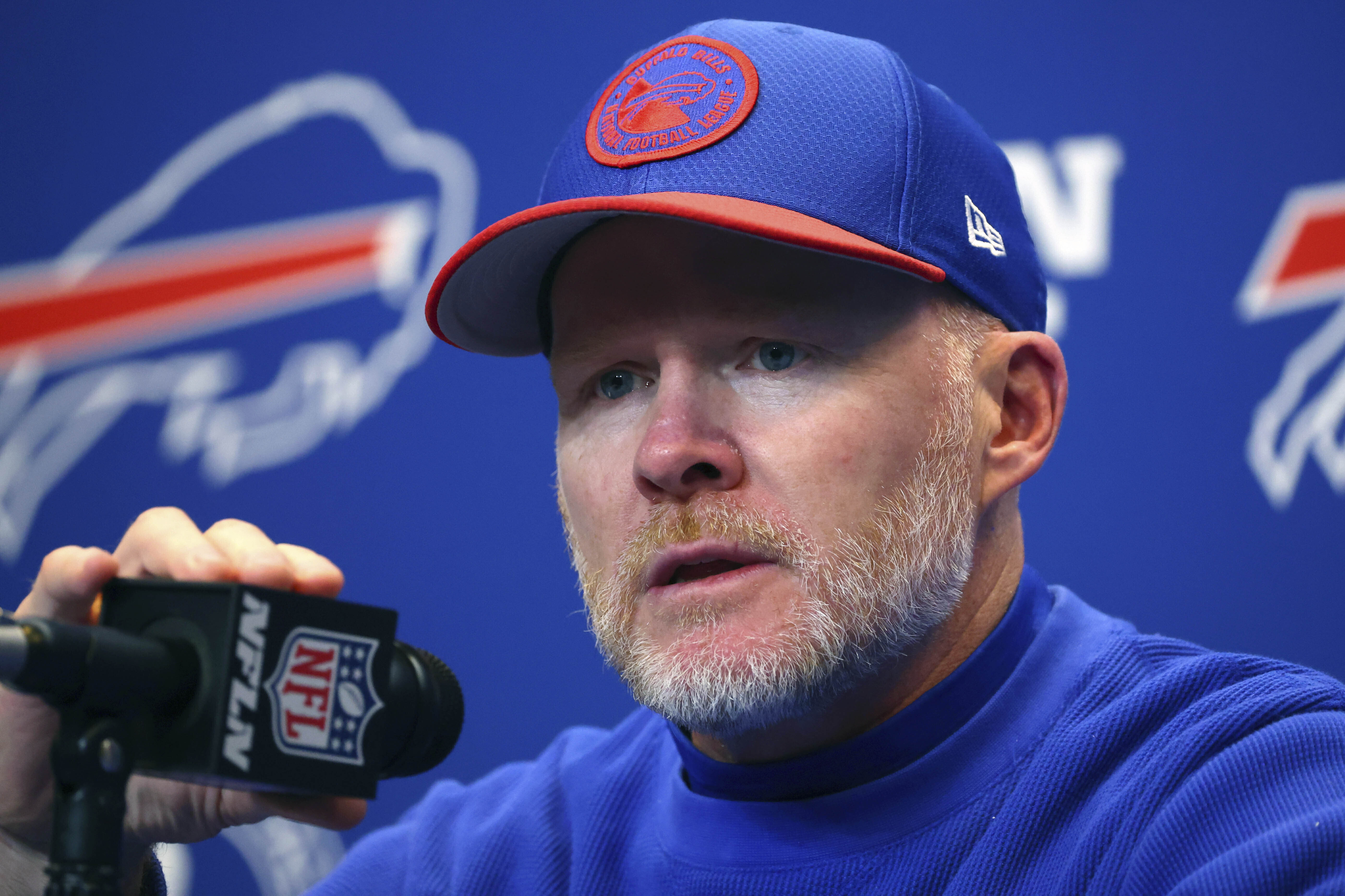 Buffalo Bills head coach Sean McDermott. Photo / AP