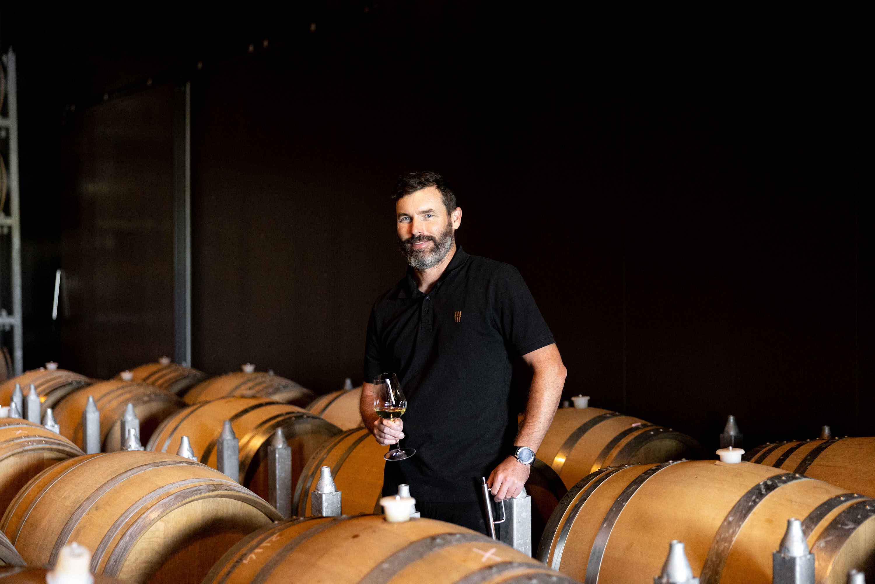 The Landing’s winemaker Ben Byrne.