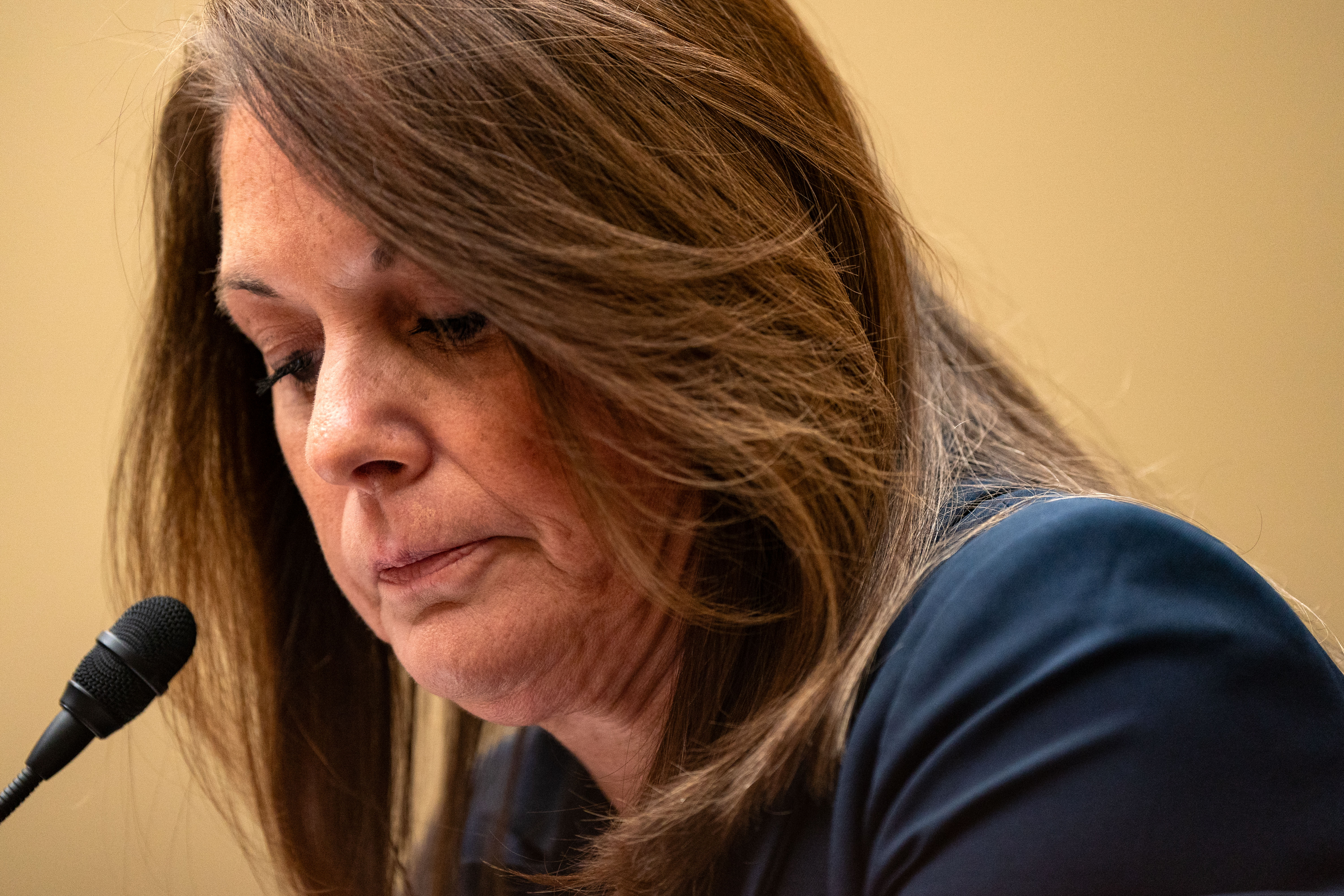Secret Service Director Kimberly Cheatle testifies before the House Oversight and Accountability Committee on July 22. Photo / Getty