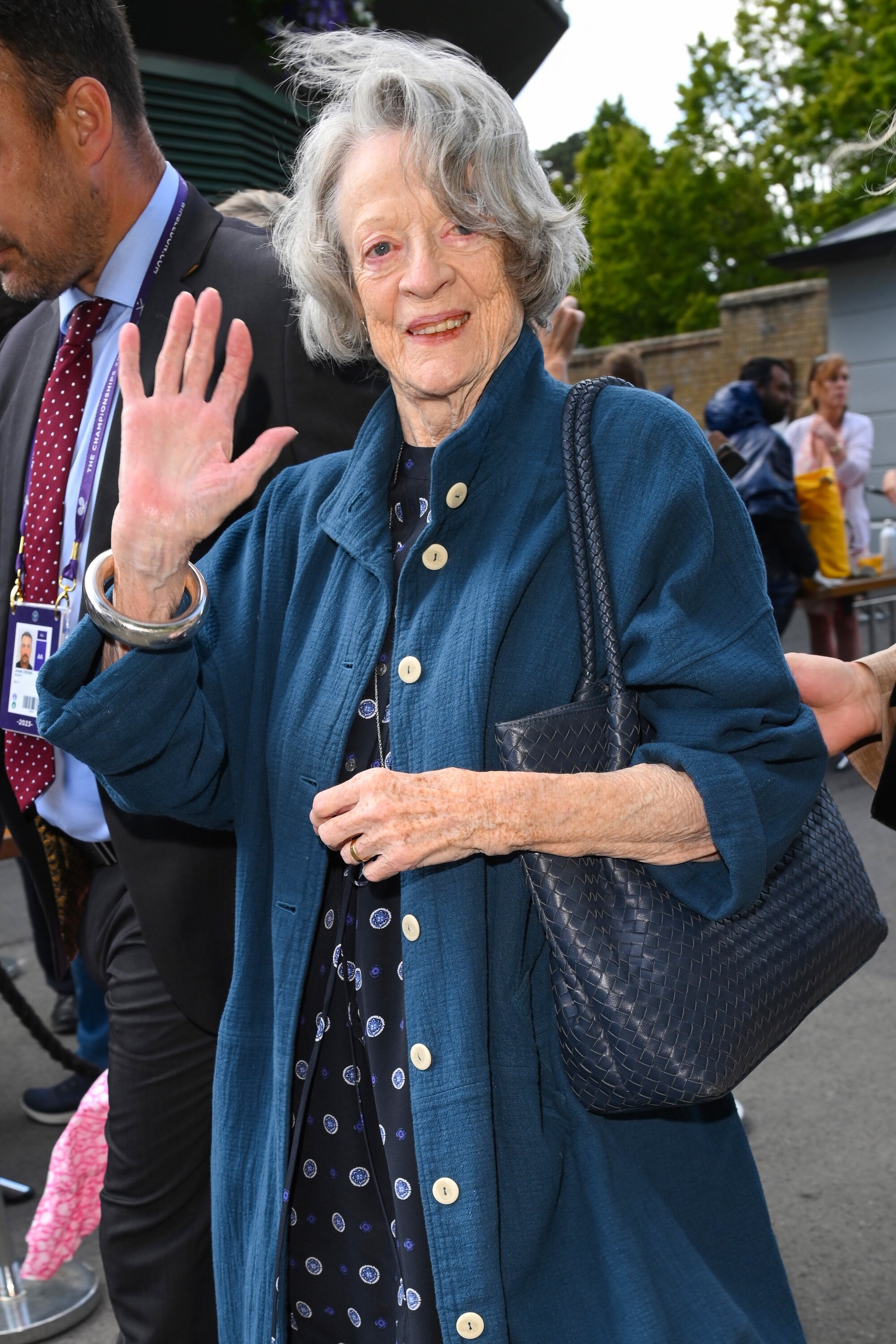 Dame Maggie Smith at the Wimbledon Tennis Championshipson July 15, 2023. Photo / Getty